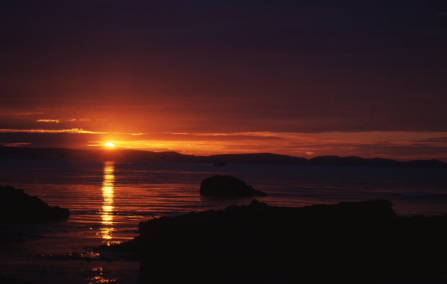 Midsummer sunrise, Portland, Dorset