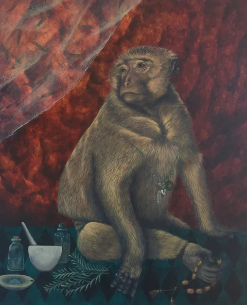 Rememberance of Things Past, oil on panel, 18" x 20"