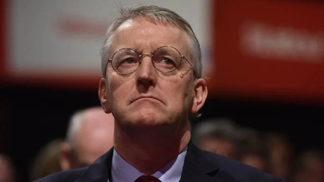 Hilary Benn, Labour MP responsible for the bill denouncing the deal/no deal. Harry Potter-lookin’ ass.