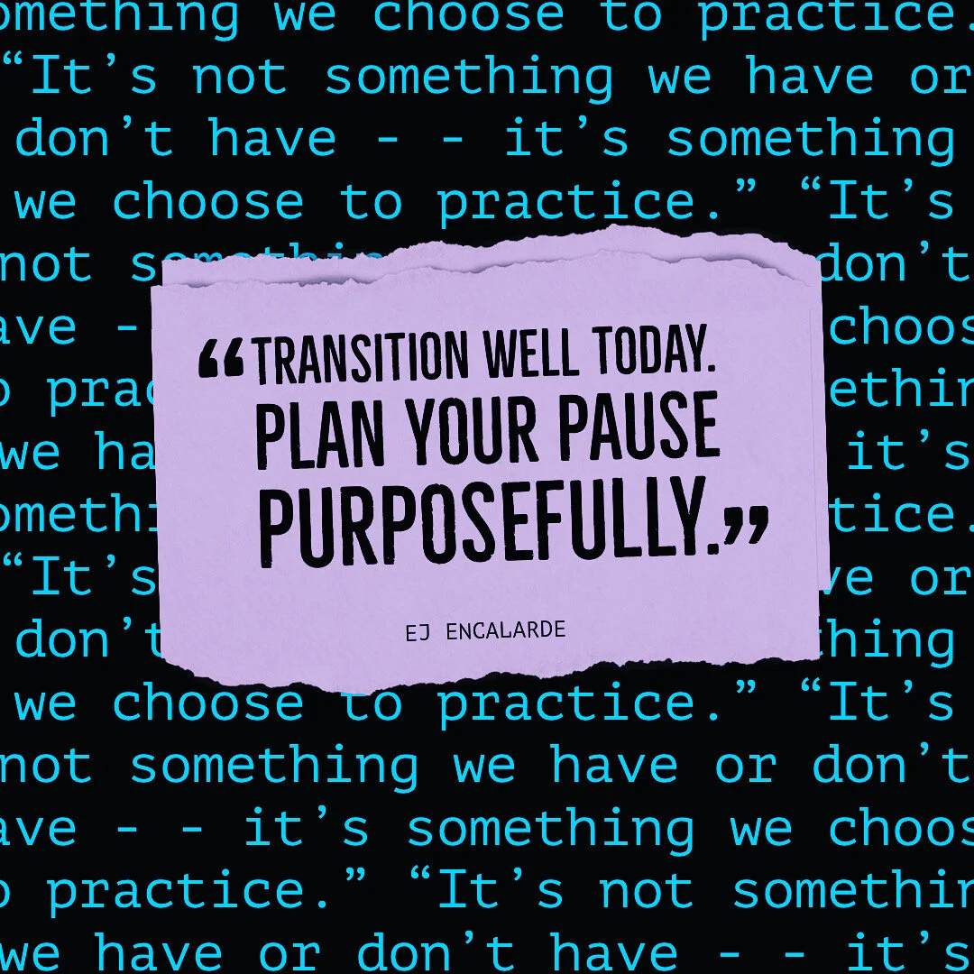How To Transition Well Today + Nurture Yourself