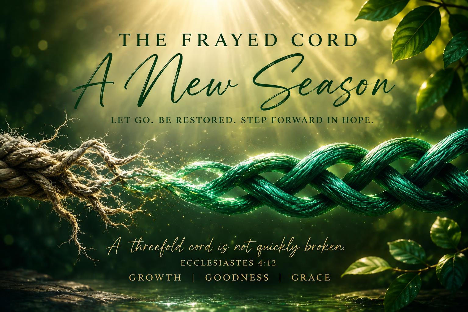 The Frayed Cord: Stillness, Spiritual Renewal and a New Season