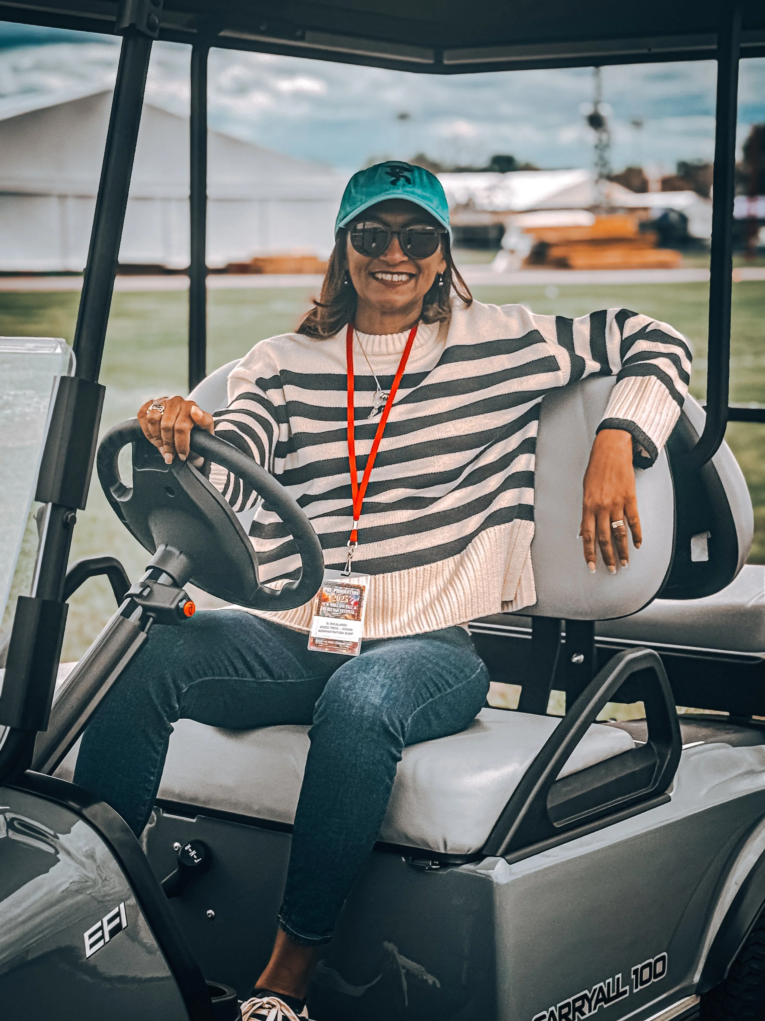 EJ Encalarde on festival grounds