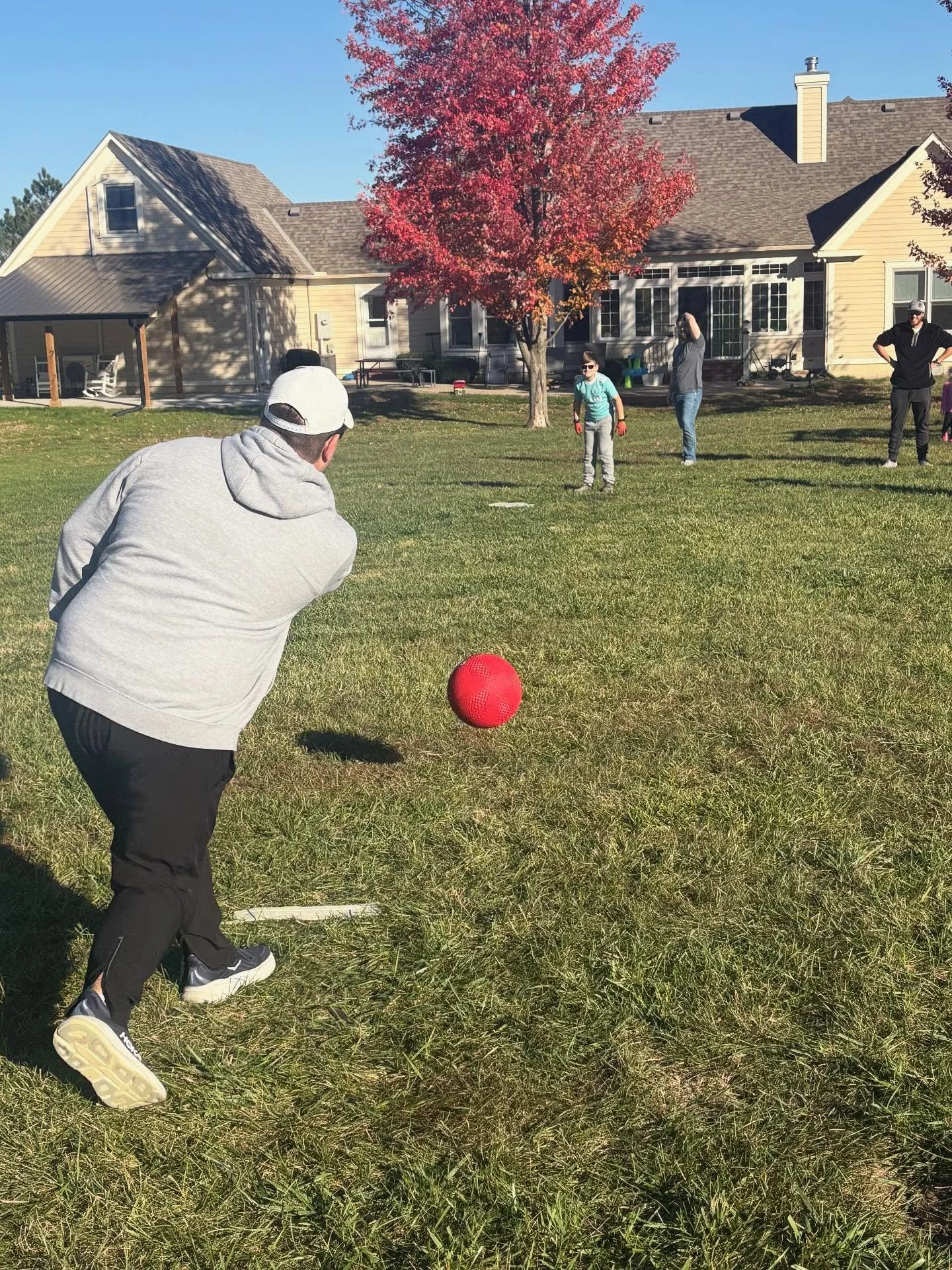 We loved getting to KICK off the month of Govember with our church family at the Kickball + Chiefs Watch Party this weekend! 🏈👟☀️