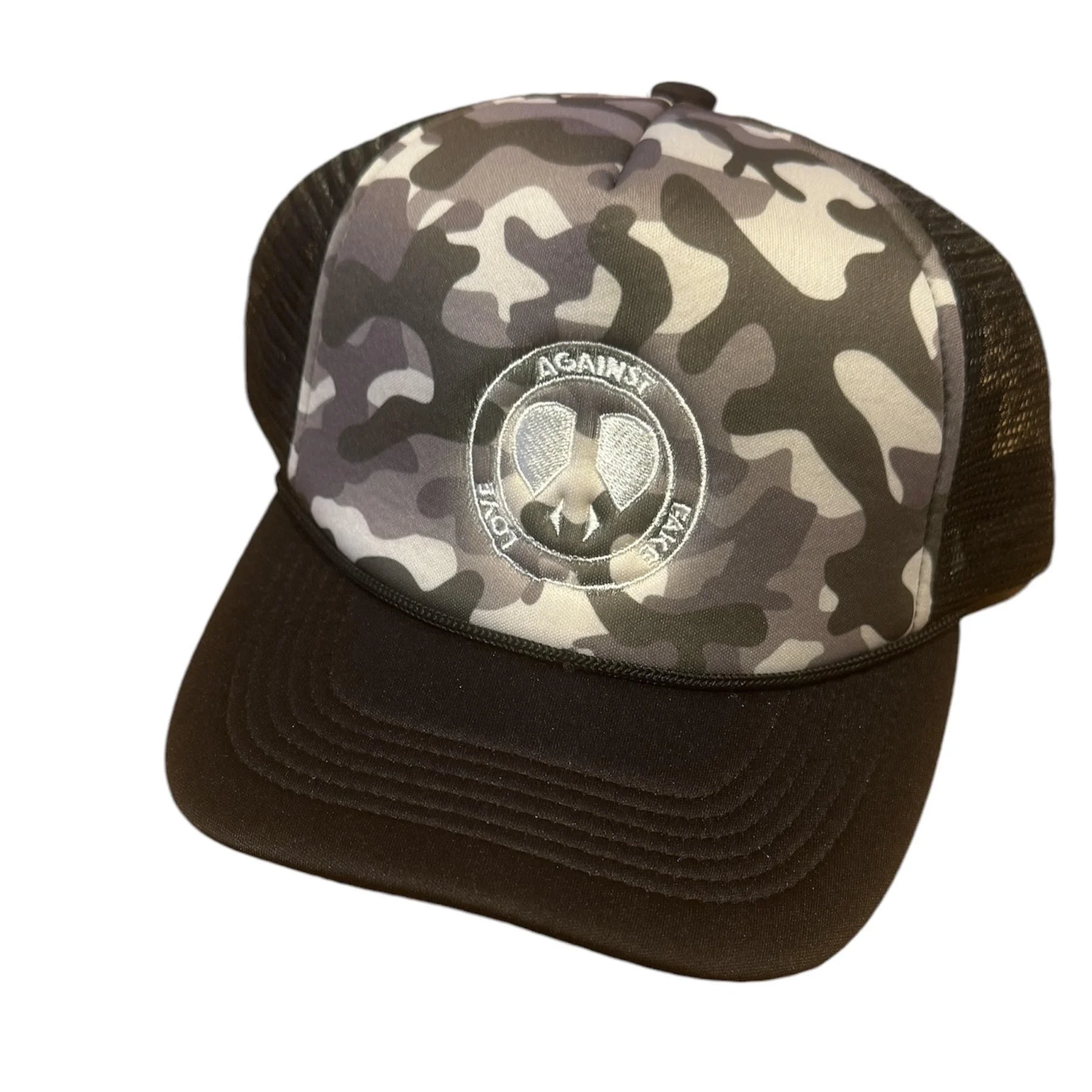 1 of 1 Camo OG Logo Trucker