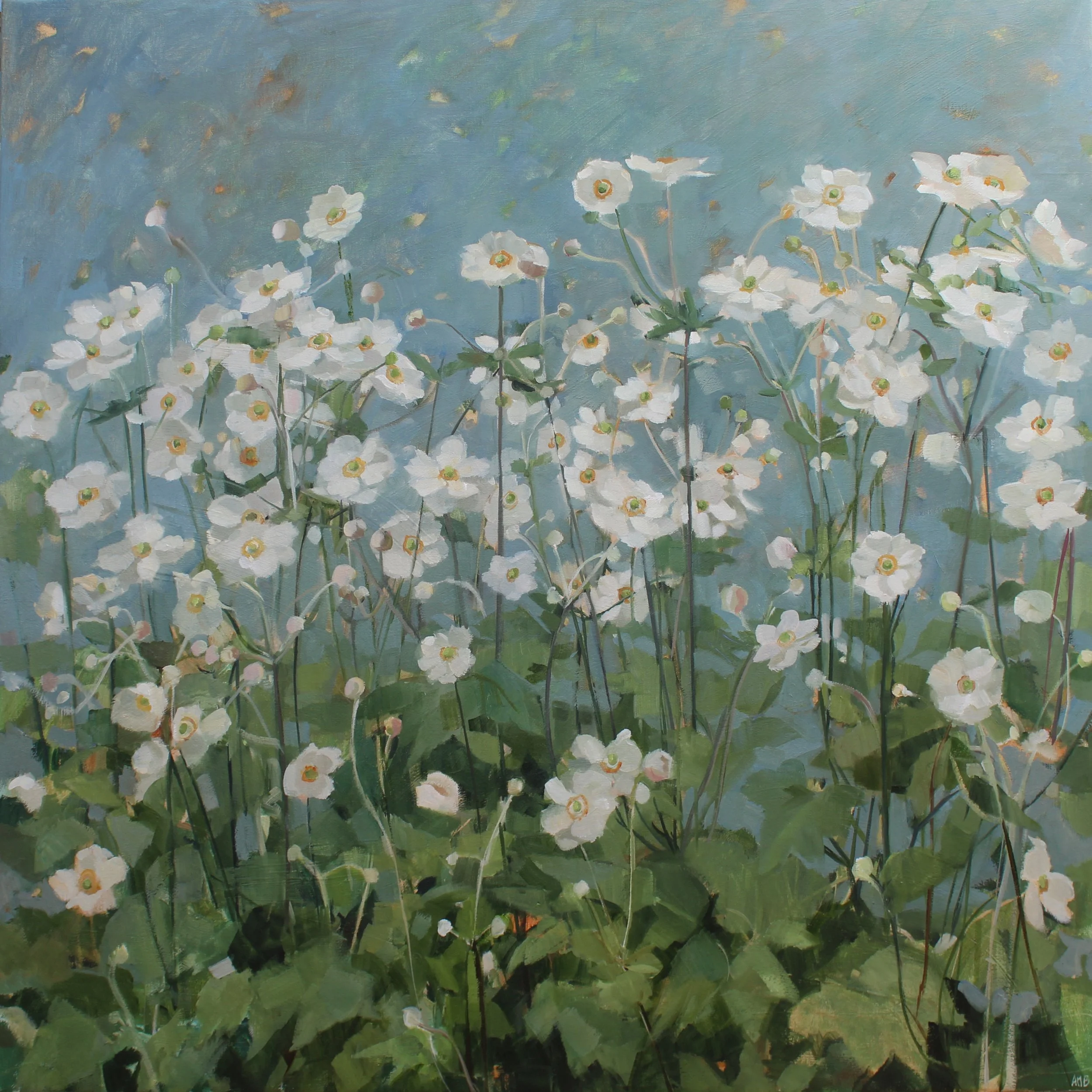August Garden – Japanese Anemones