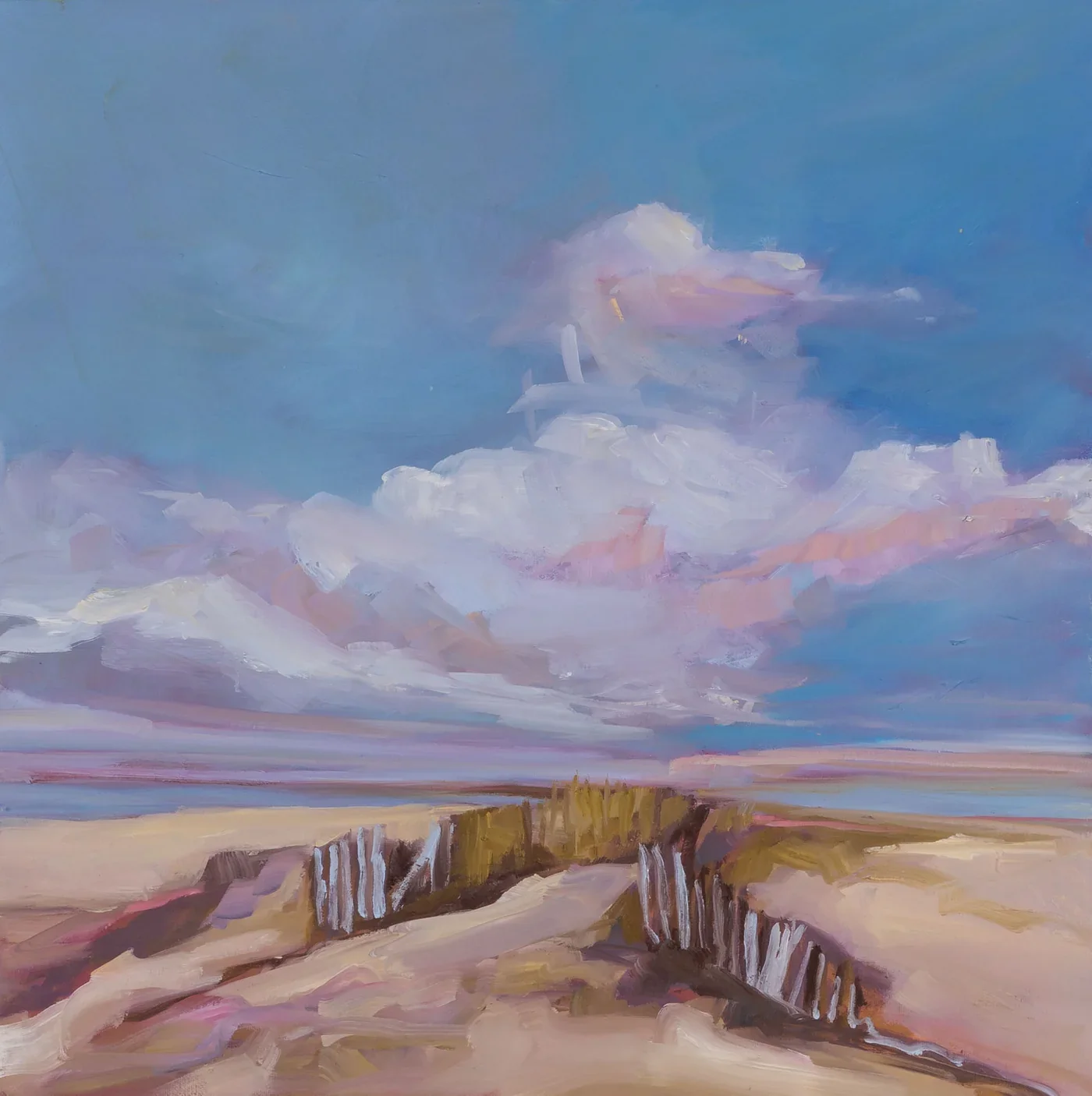 Beyond the Path 24"x 24" oil on canvas 1200.00