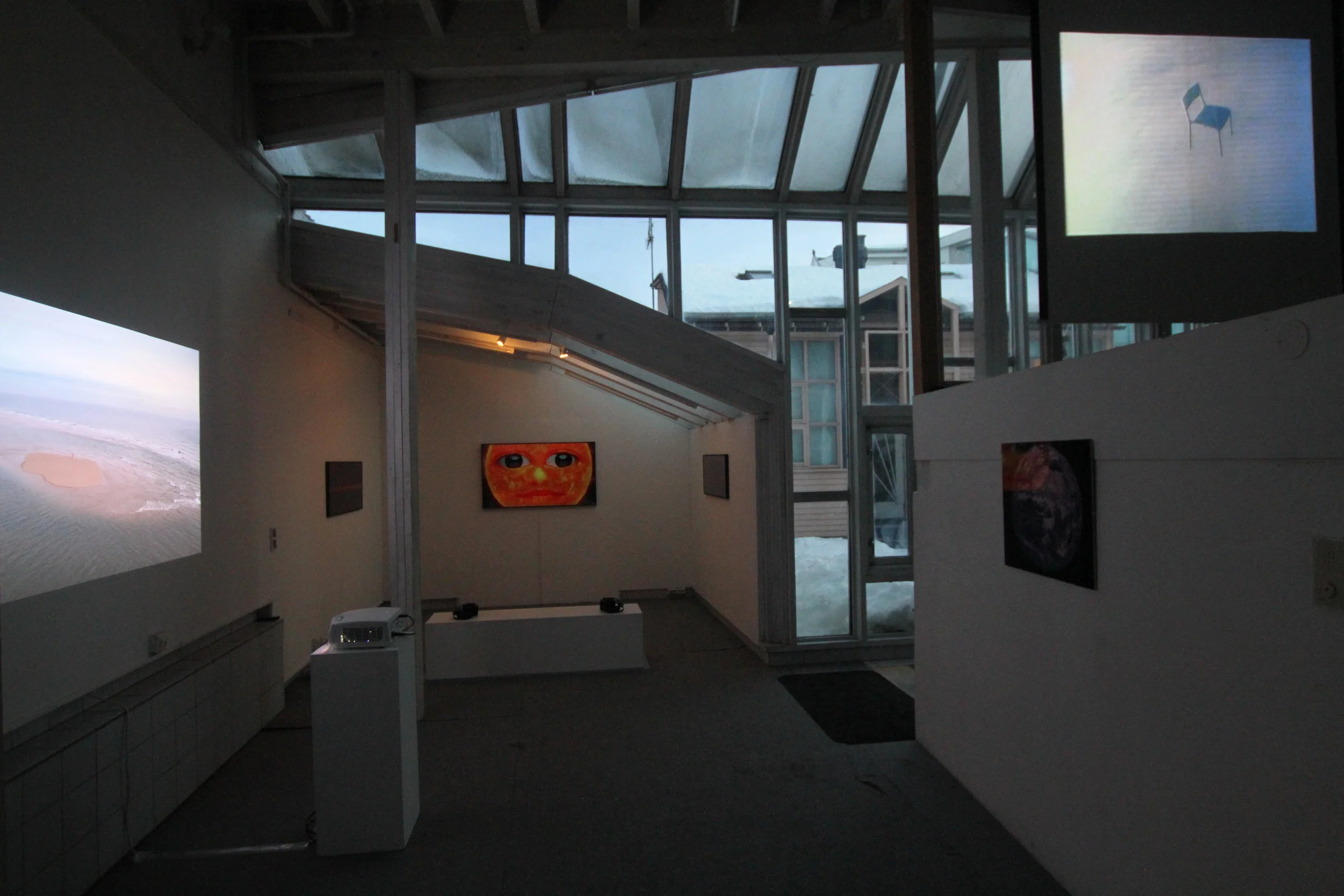 Fra utstillingen The Crisis of The Horison på Small Projects, 2018. Foto: Vanina Saracino