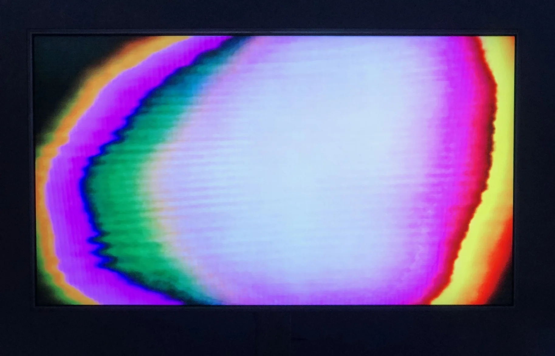  Detalj fra  Infinite Monologue  (2015), analog video av Tor Jørgen van Foto: Hilde Sørstrøm 