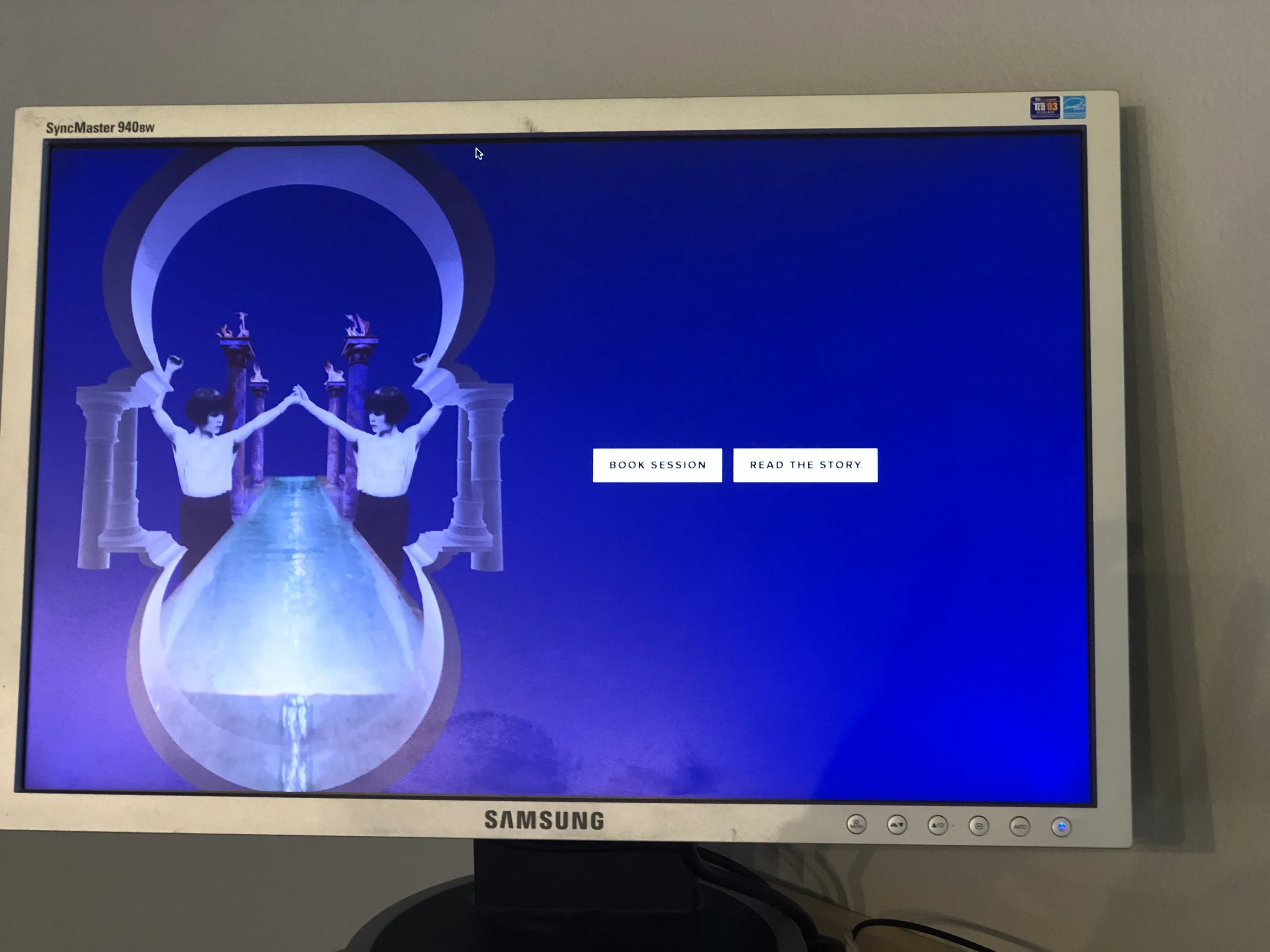 Inger Emilie Solheim (MA) Det skal bli spännande (2019). Text, private healing sessions, webpage. Photo: Hilde Sørstrøm