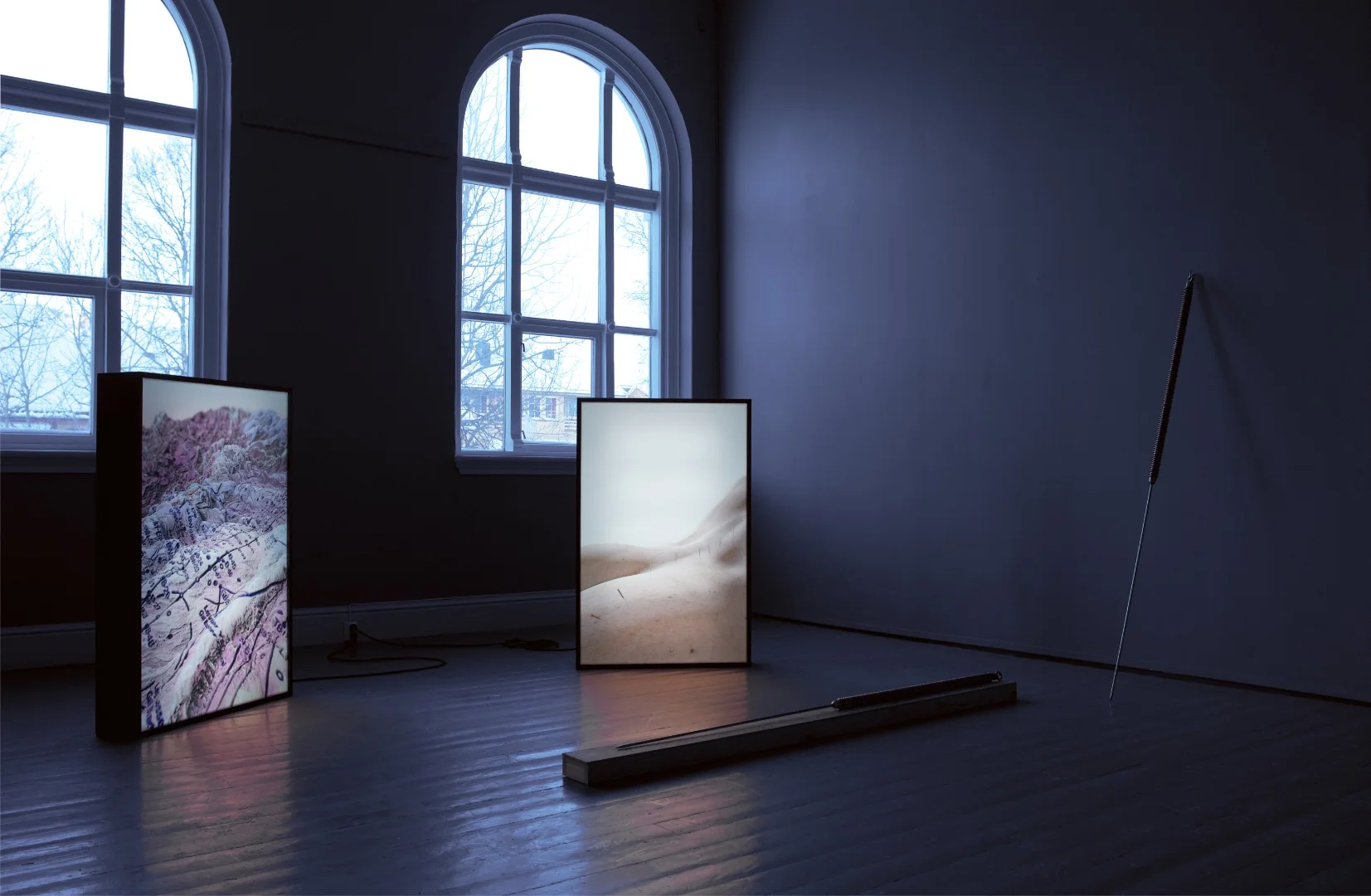 Pressure Point Acupuncture (2019) av New Mineral Collective. Foto: Vsevolod Kovalevskij/Tromsø Kunstforening