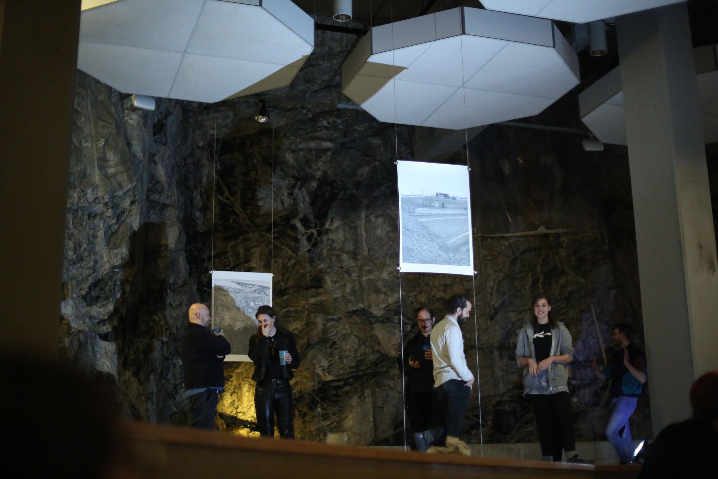  The three day mini-art festival  Construction of a new body , took place inside the auditorium at Stakkevollan, Tromsø. Photo: Kristine Rød 