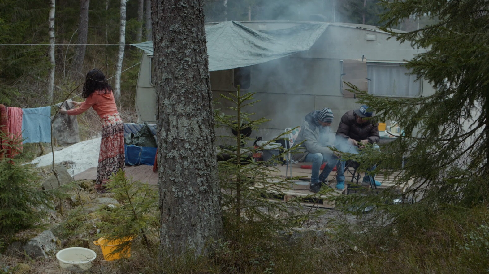  Stillbilde fra filmen  Prospect  (2017) av Mattias Härenstam. Gjengitt med tillatelse fra kunstneren. 