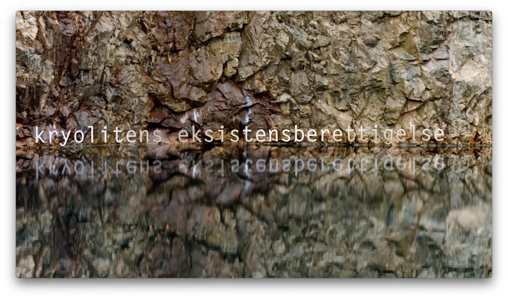  Still from the two channel video  Half Hidden  (2019) by Anne Haaning.  