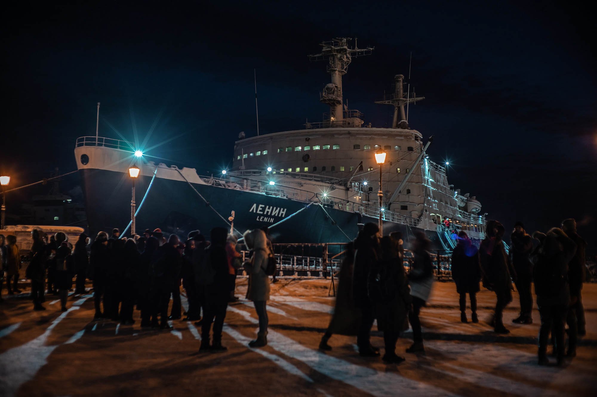  Under Inversia 2019 var Isbryteren Lenin et av visningsstedene. Foto: Eduard Mikryukov.  