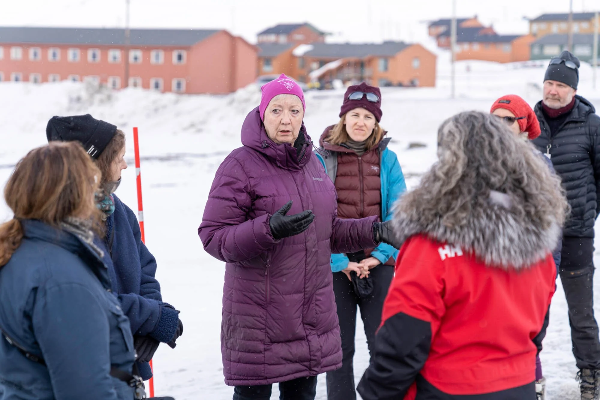  From Line Prip’s artwalk in Longyearbyen. Photo: Tom Warner 