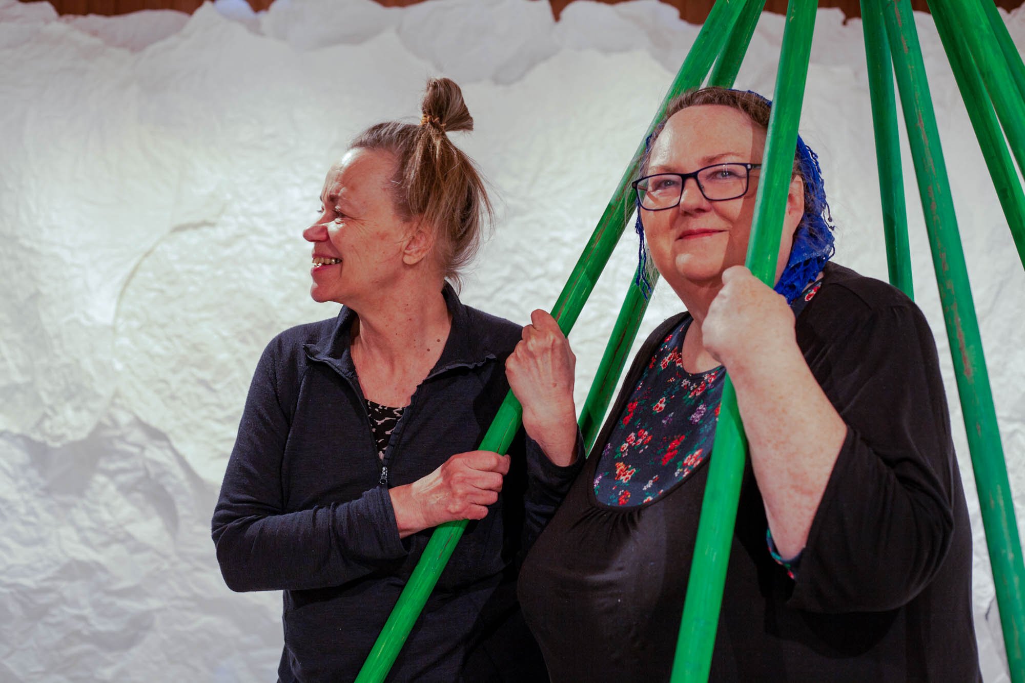 Anitta Suikkari og Hilde Skancke Pedersen.   Foto: Astrid Fadnes. 