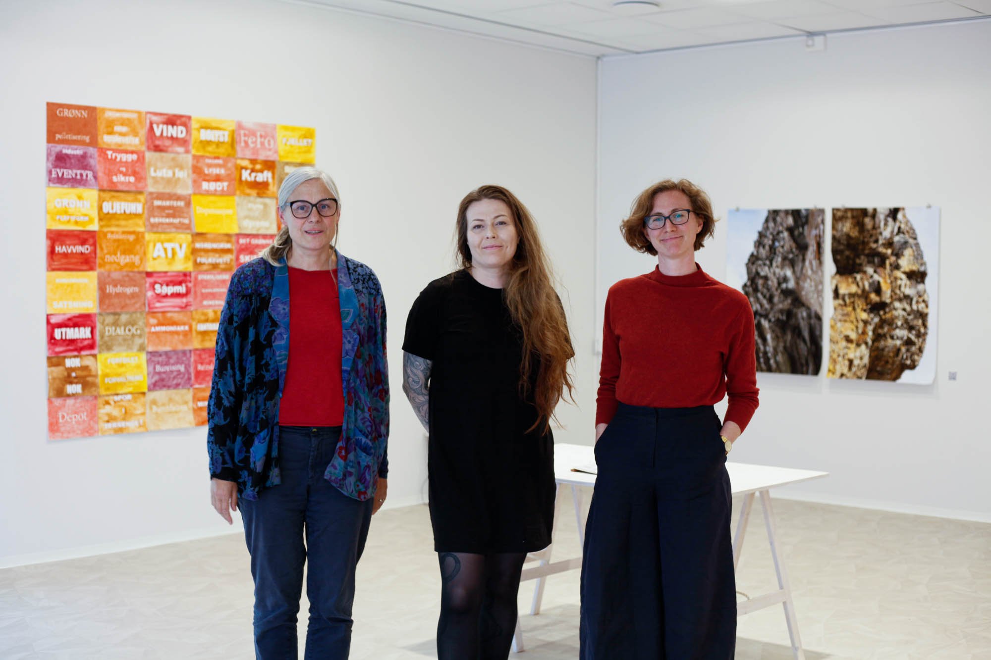  Christine Hansen, Skade Henriksen og Andrea Grundt Johns. Foto Astrid Fadnes.  