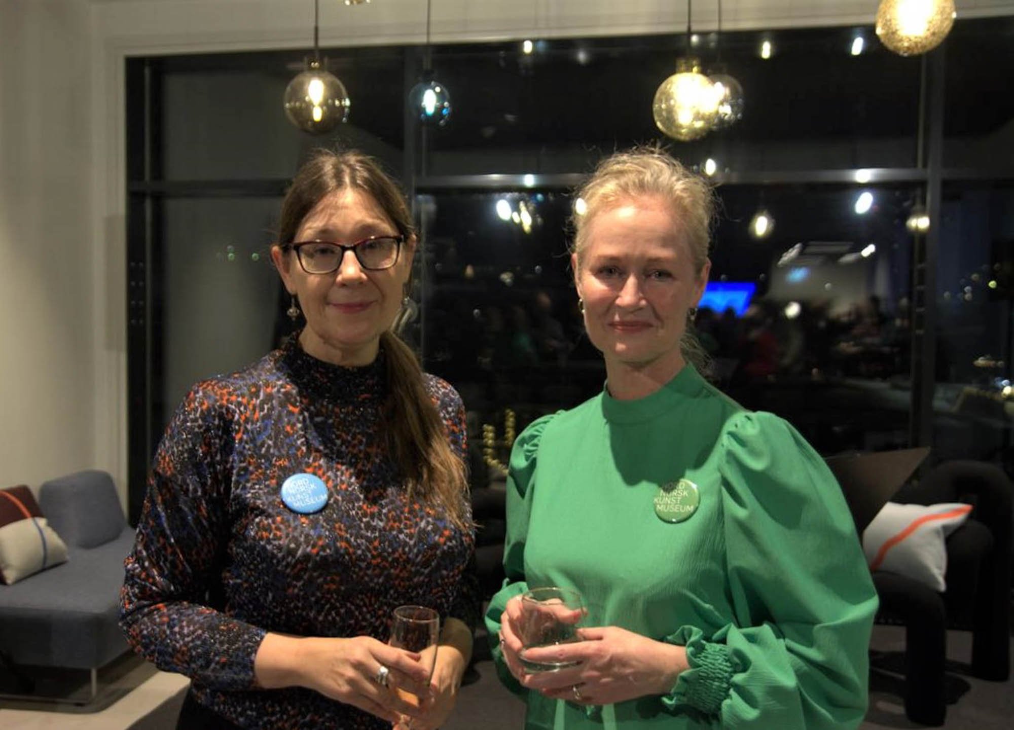  Katya García-Antón with one of her fellow curators, Lise Dahl. Photo: Nordnorsk Kunstmuseum 