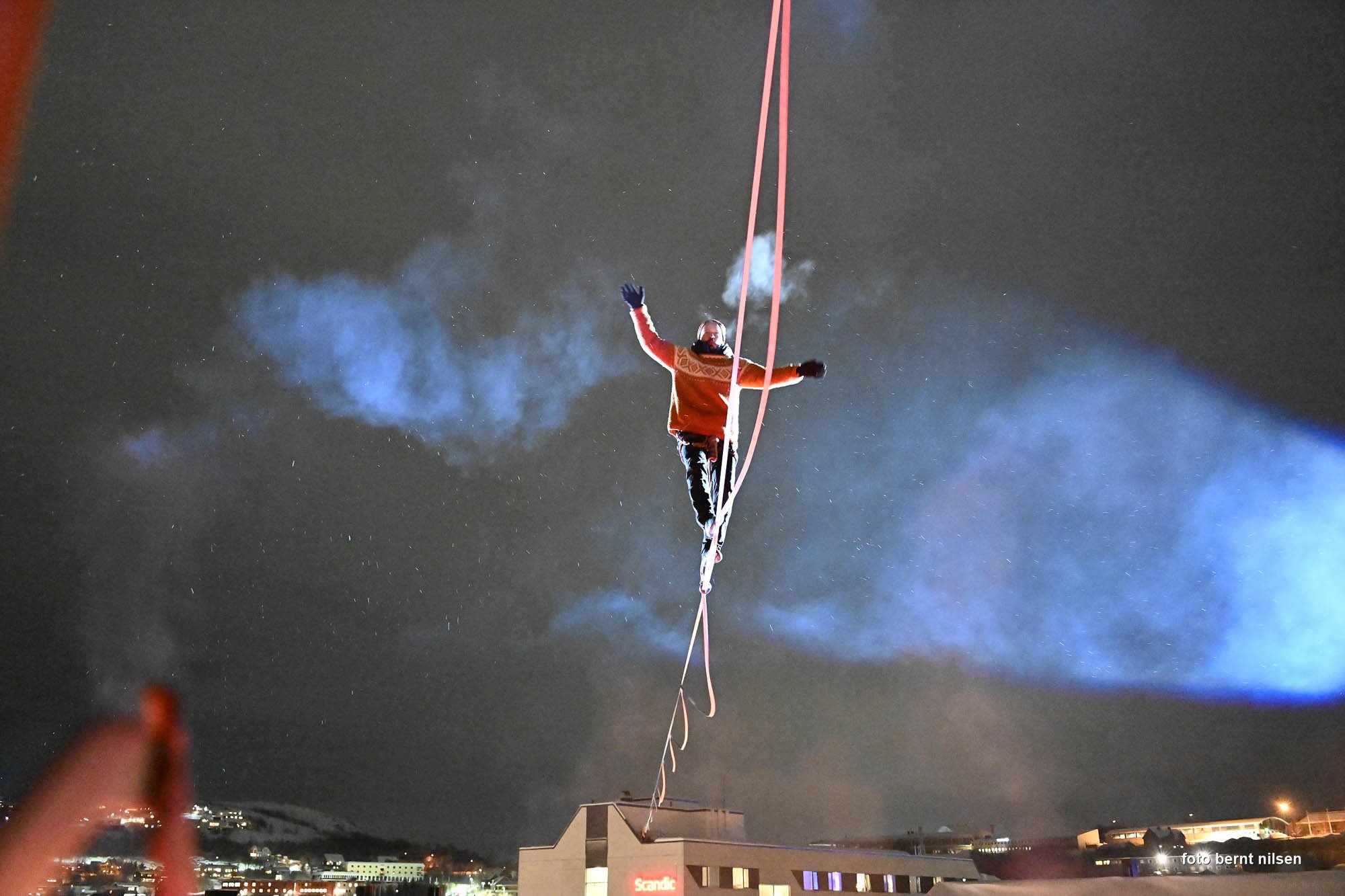  Åpningsshow under Barents Spektakel 2023. Foto: Bernt Nilsen/Pikene på Broen 