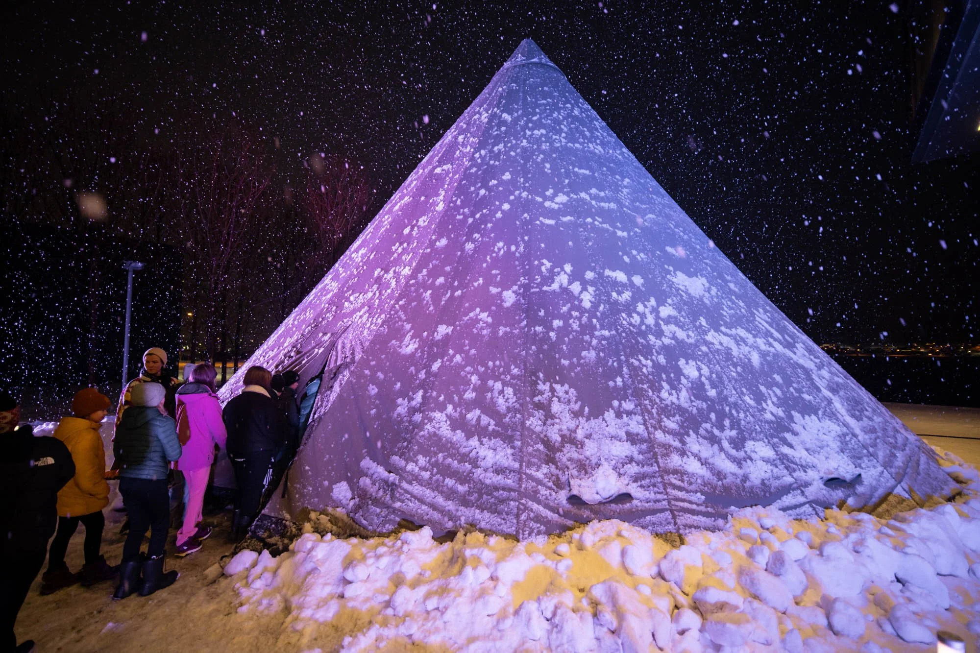  ÁRRAN 360° i Tromsø under Tromsø internasjonale film festival 2023. Foto: Sebastian 