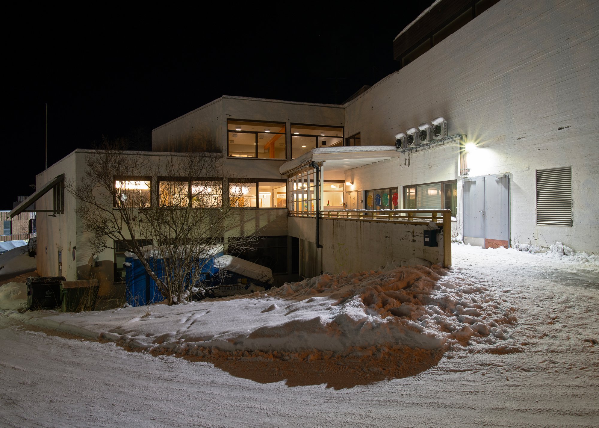  Her holder Tromsø Kunstforening til nå, i gamle Hvilhaug sykehjem i Tromsø. Foto: Mihály Stefanovicz/Tromsø Kunstforening. 
