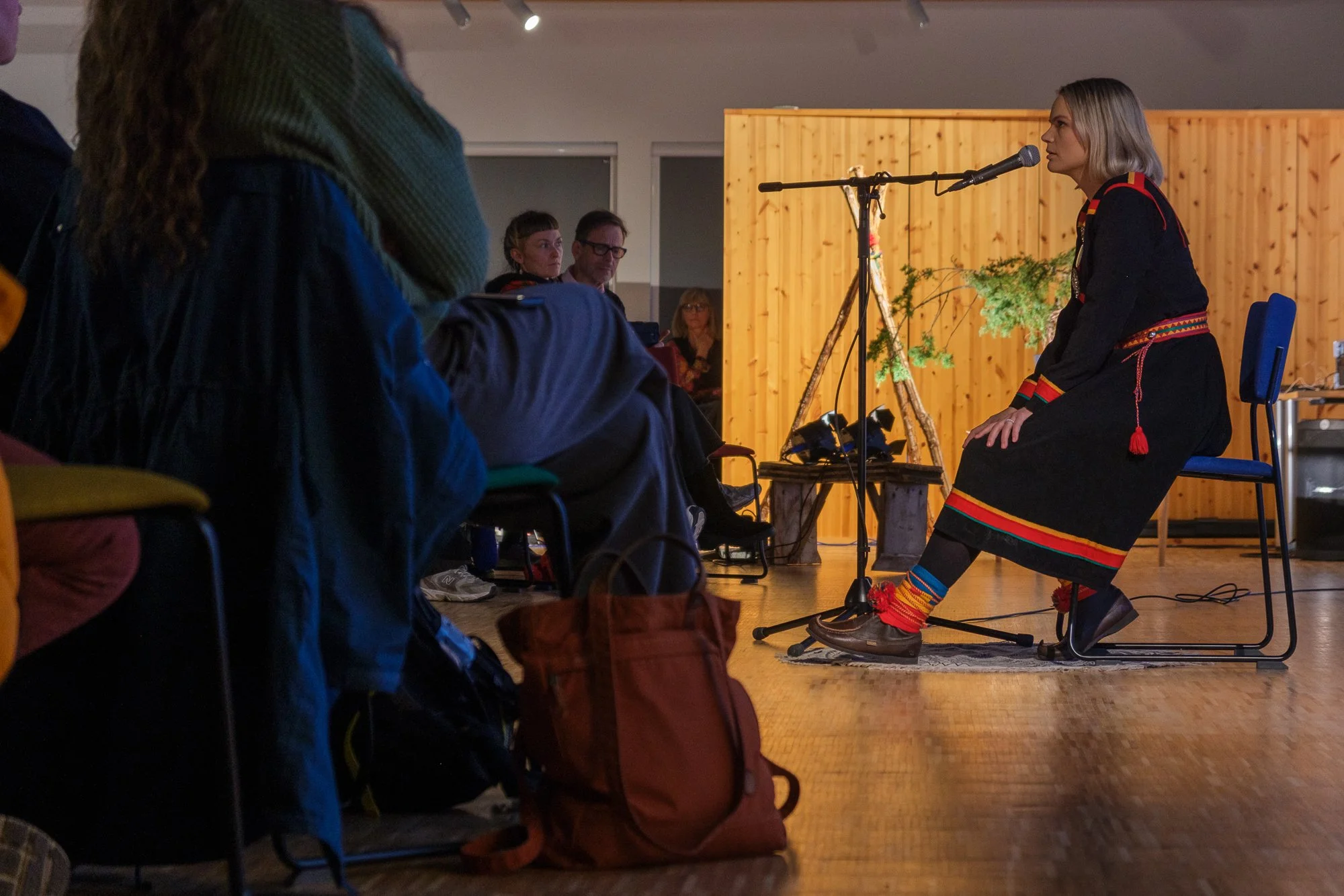  Risten Anine Gaup performing. Foto: Gunnar Holmstad 