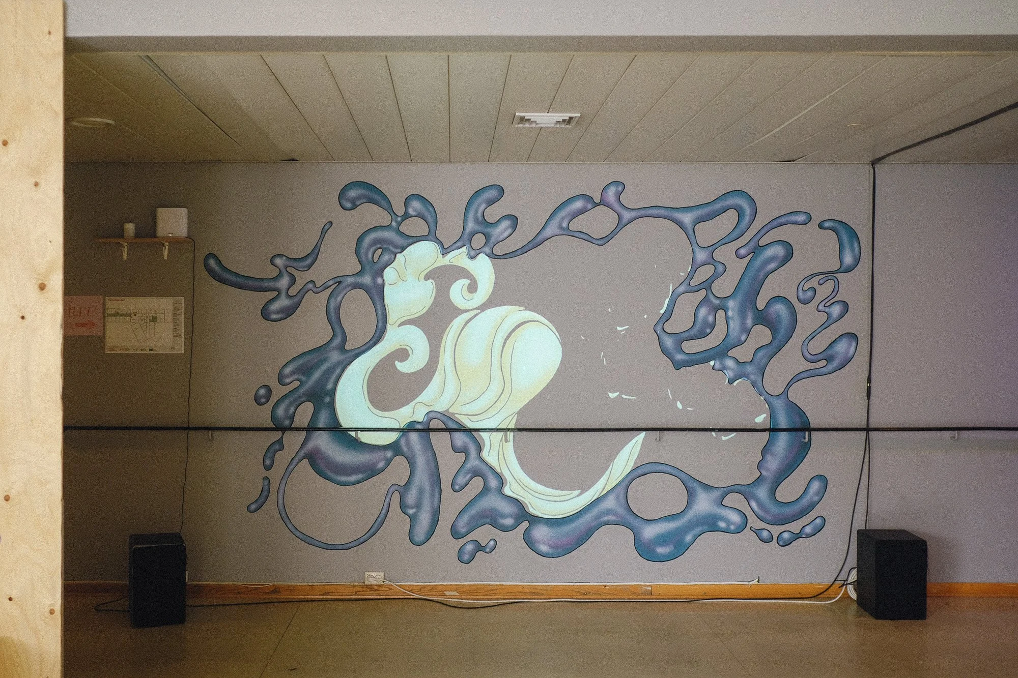   Hard Softness  (2025), installasjon av Pia Graf. Foto: Salomé Storm Fournet-Fayas / Open Out 
