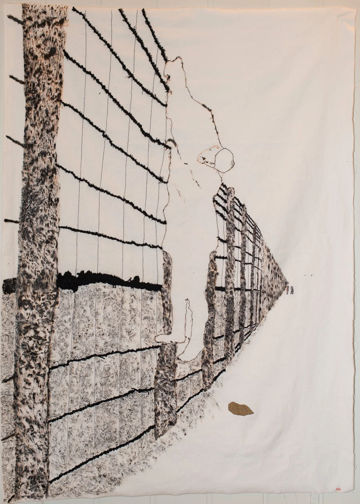   You can leave camp but camp never leaves you , by Marsil Andjelov Al-Mahamid. Photo: Marsil Andjelov Al-Mahamid.  