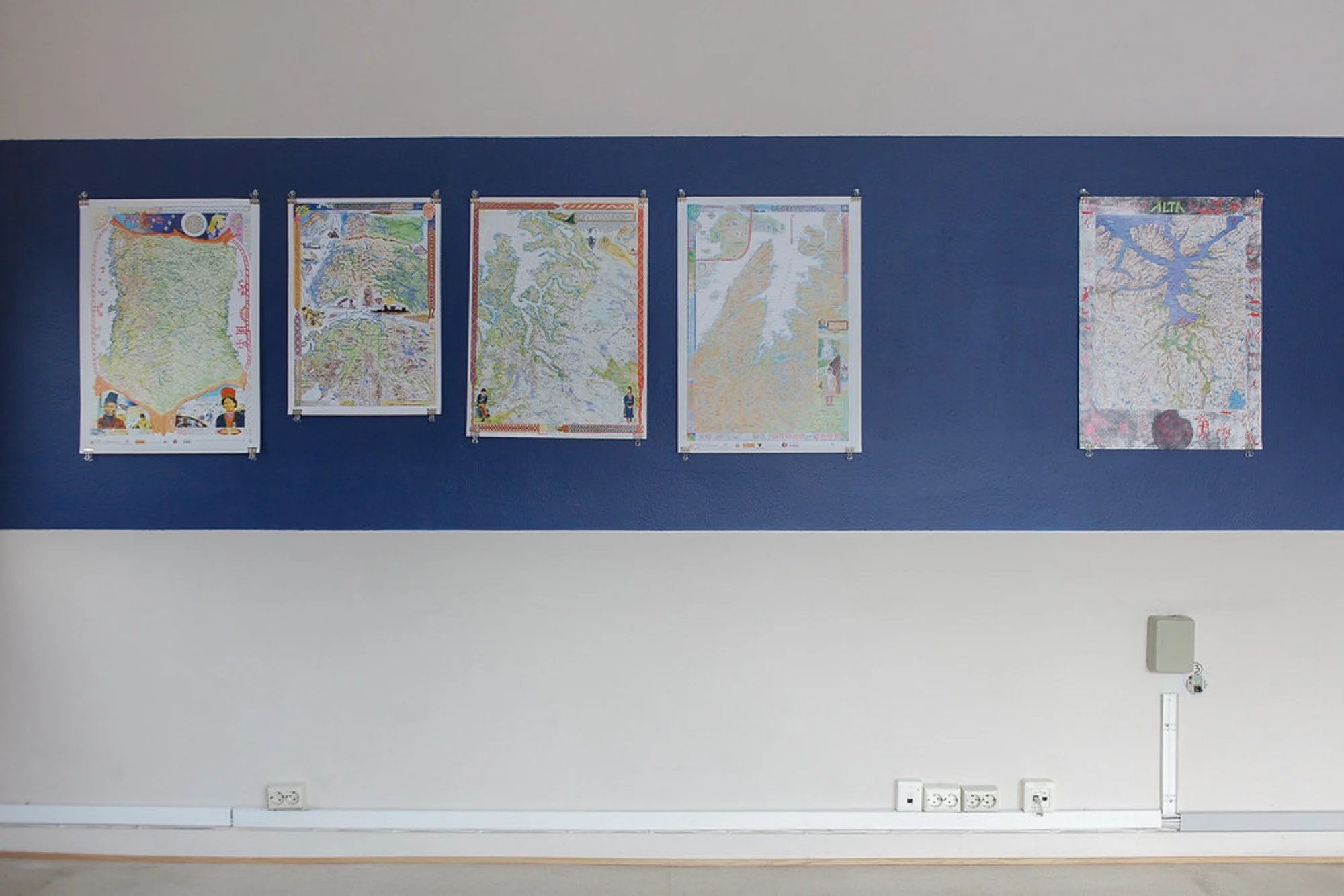   Kart over Sápmi  av Keviselie/Áilo-Máhtte-Hánsa Hans Ragnar Mathisen. Foto: Oleg Khadartsev 