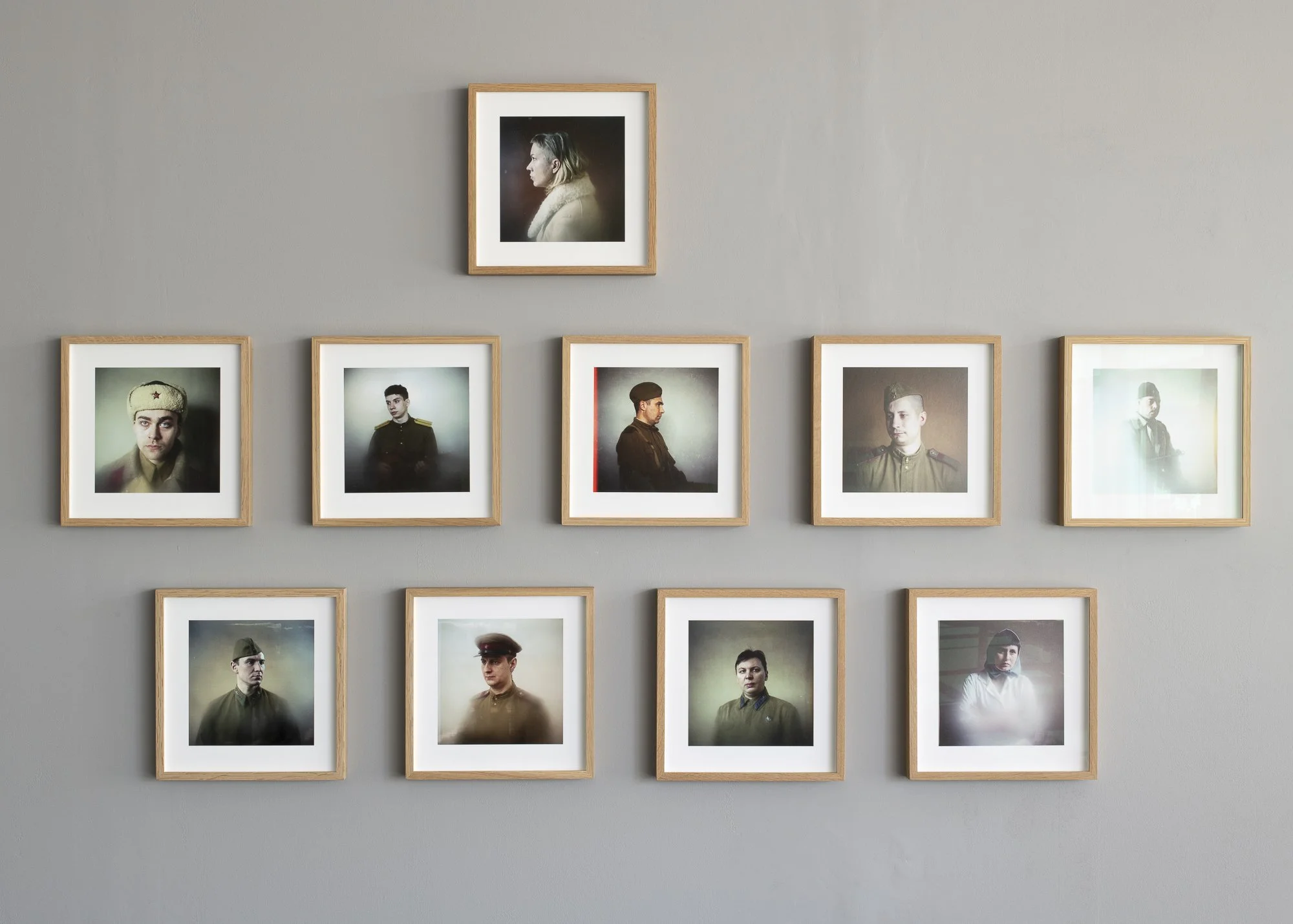   7/10-43 Photo-reconstruction  (2015) av Ivan Galuzin og Oleg Samoilov. Foto: Mihály Stefanovicz/Tromsø Kunstforening 