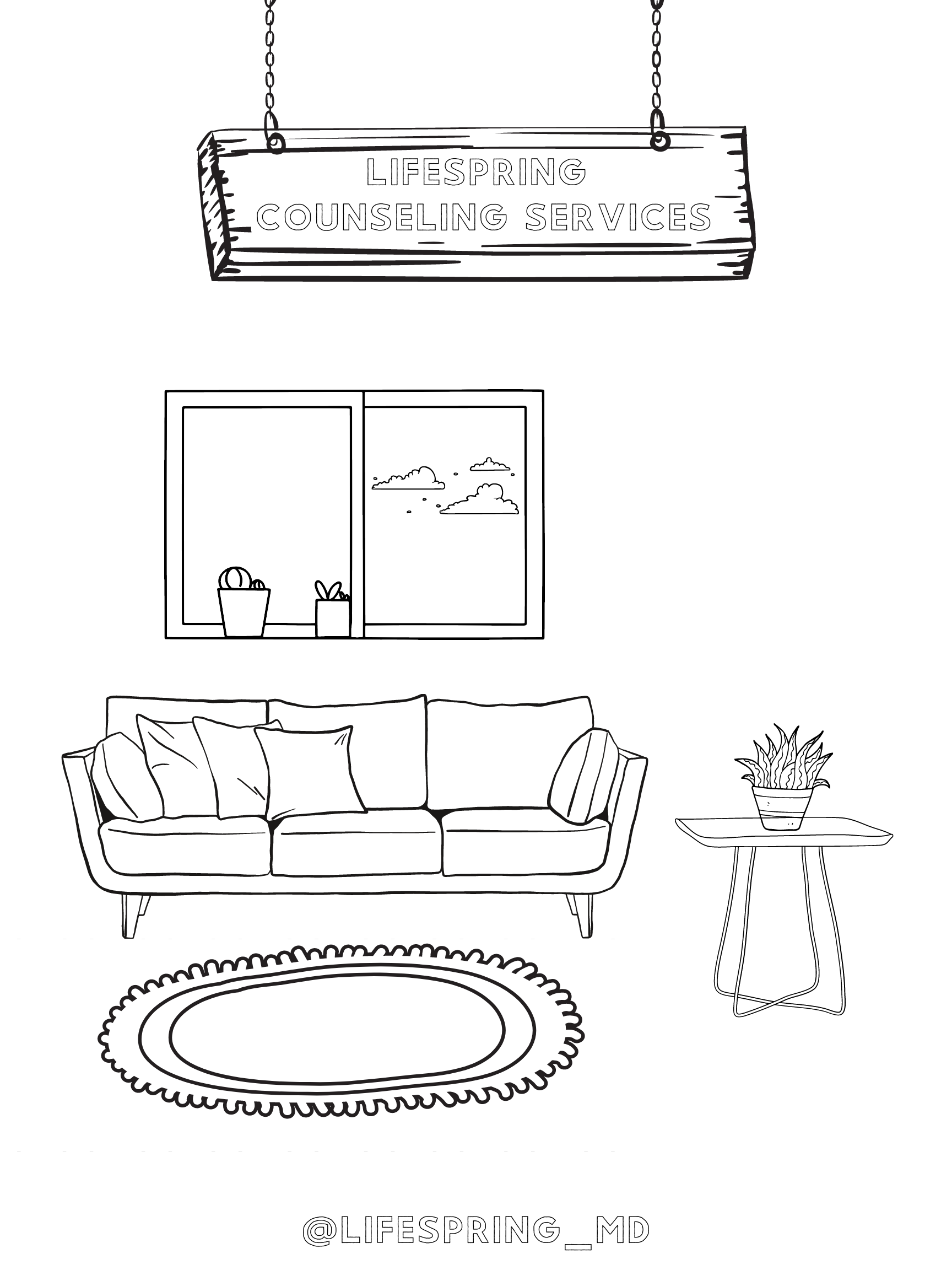 Coloring Pages — LifeSpring Counseling Services — Towson, MD 21204