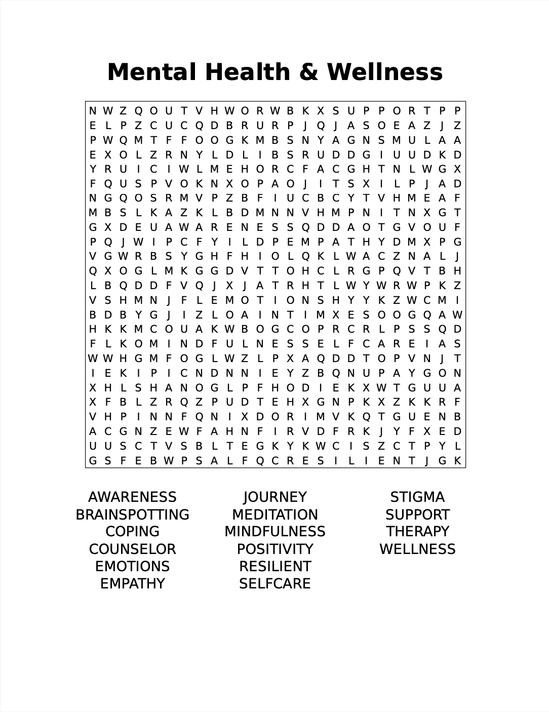 Coloring Pages — LifeSpring Counseling Services — Towson, MD 21204 —  LifeSpring Counseling Services in Maryland