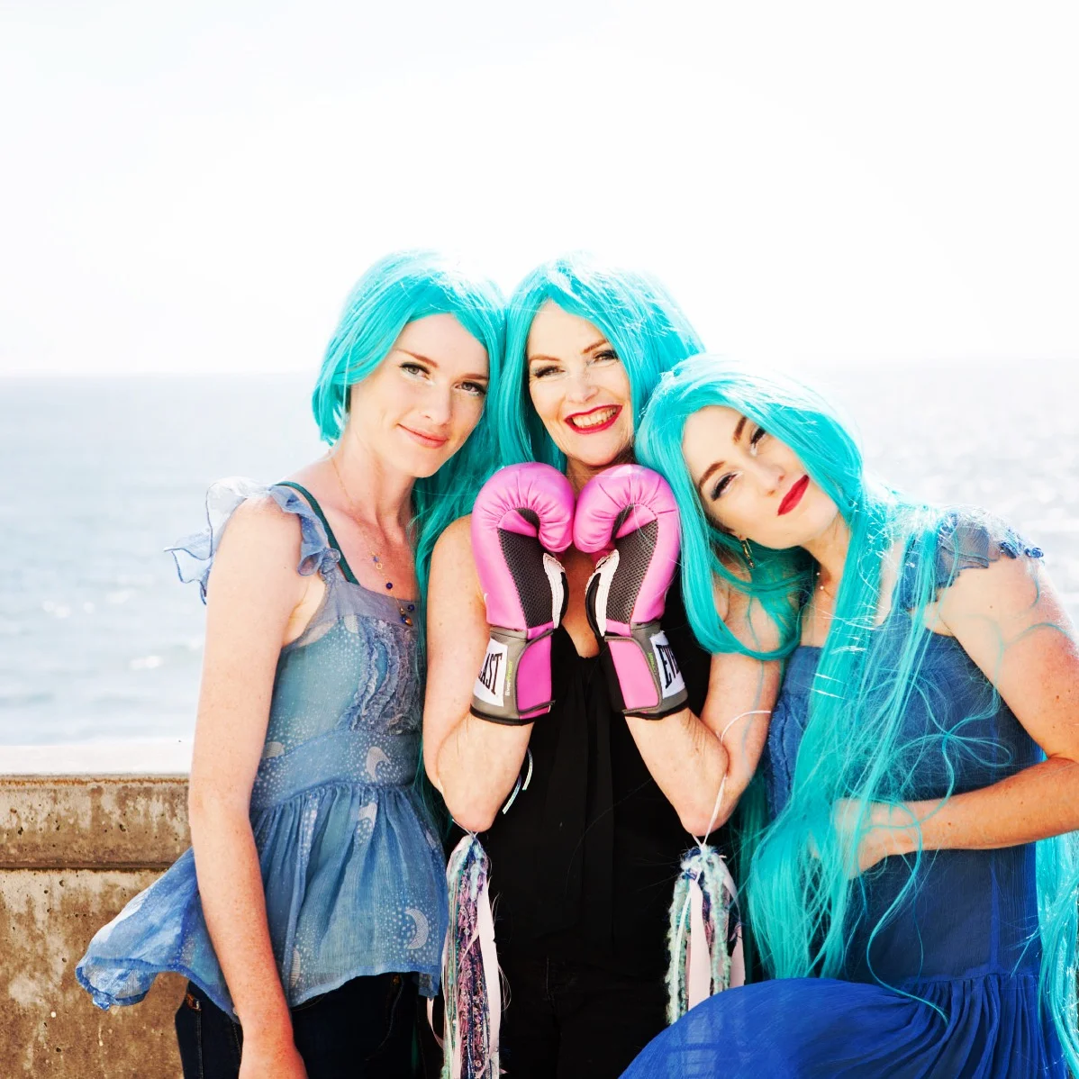  My daughters, who are writers, artists, musicians, and and scholars, and me! 