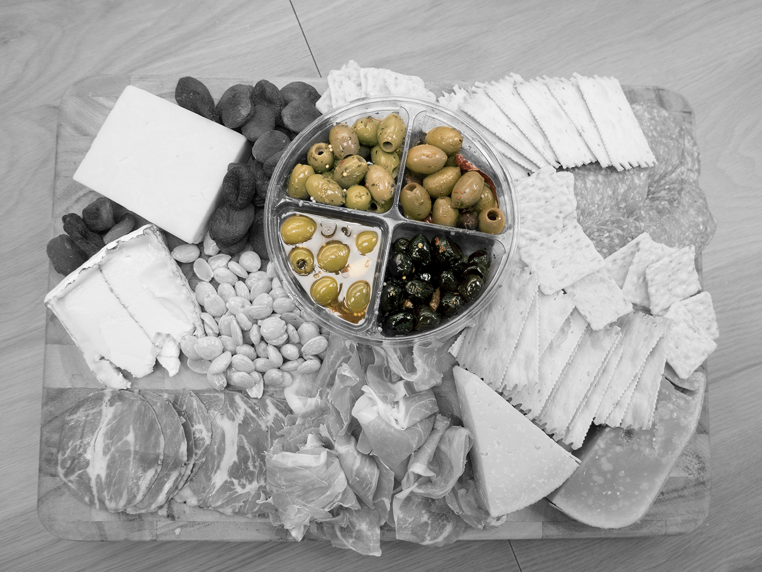 ColorLA competition judges were sustained with beverages and a delicious charcuterie plate.