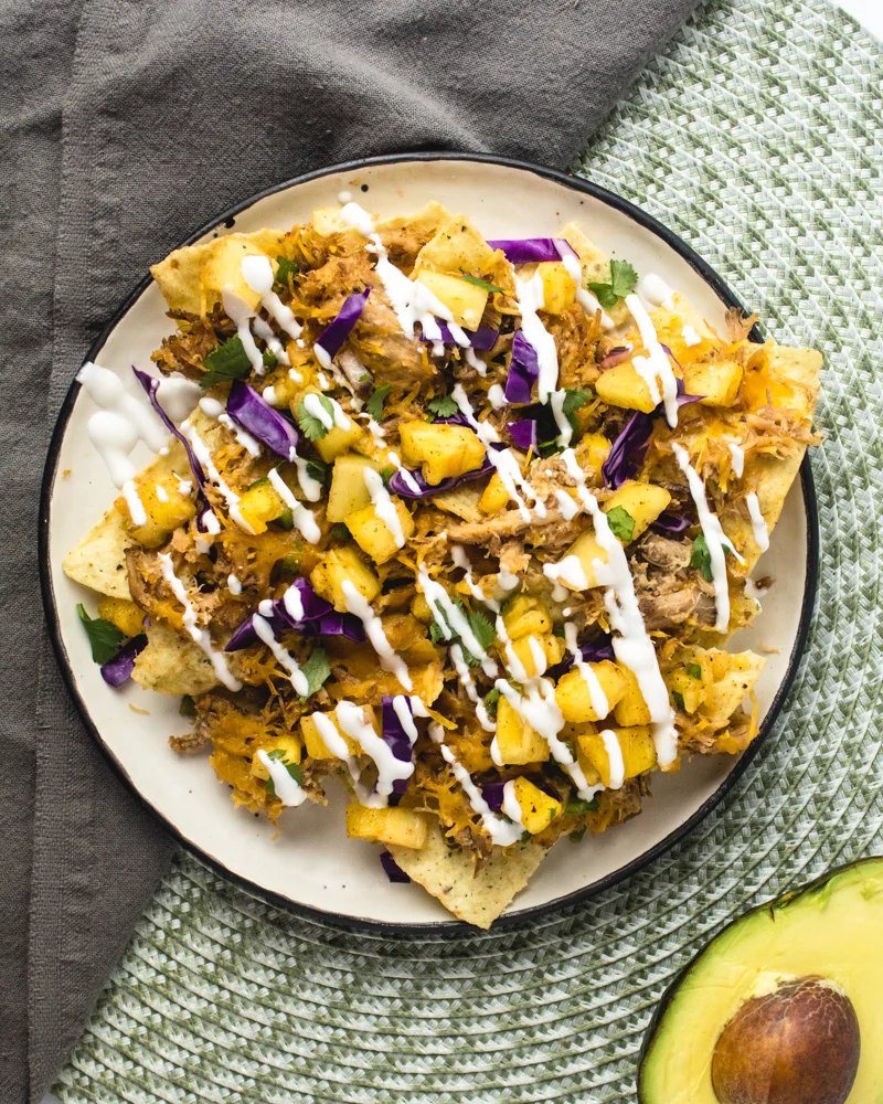 Pulled Kalua Pork Nachos More Than You Can Chew