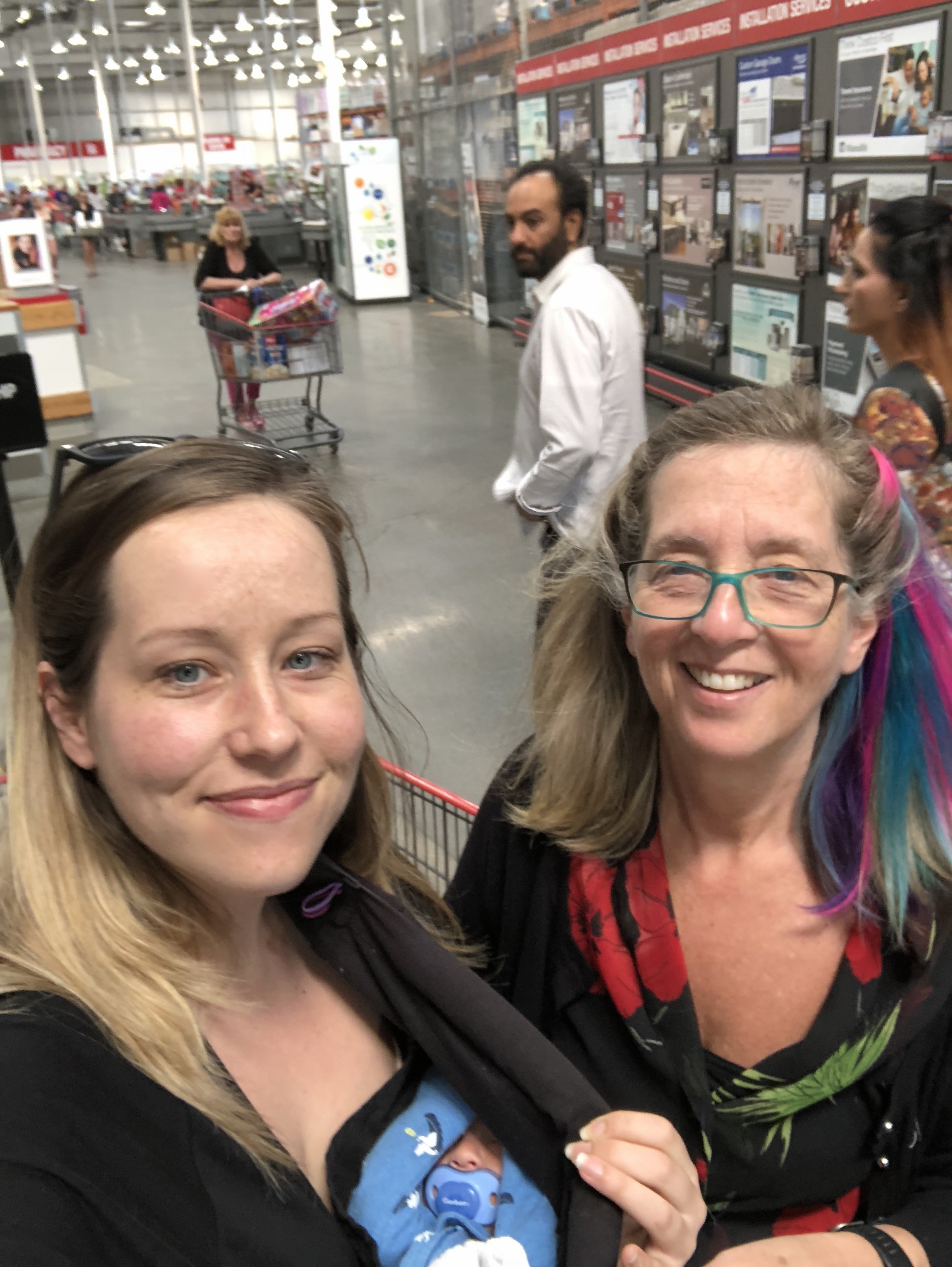 First trip to Costco with Nana.