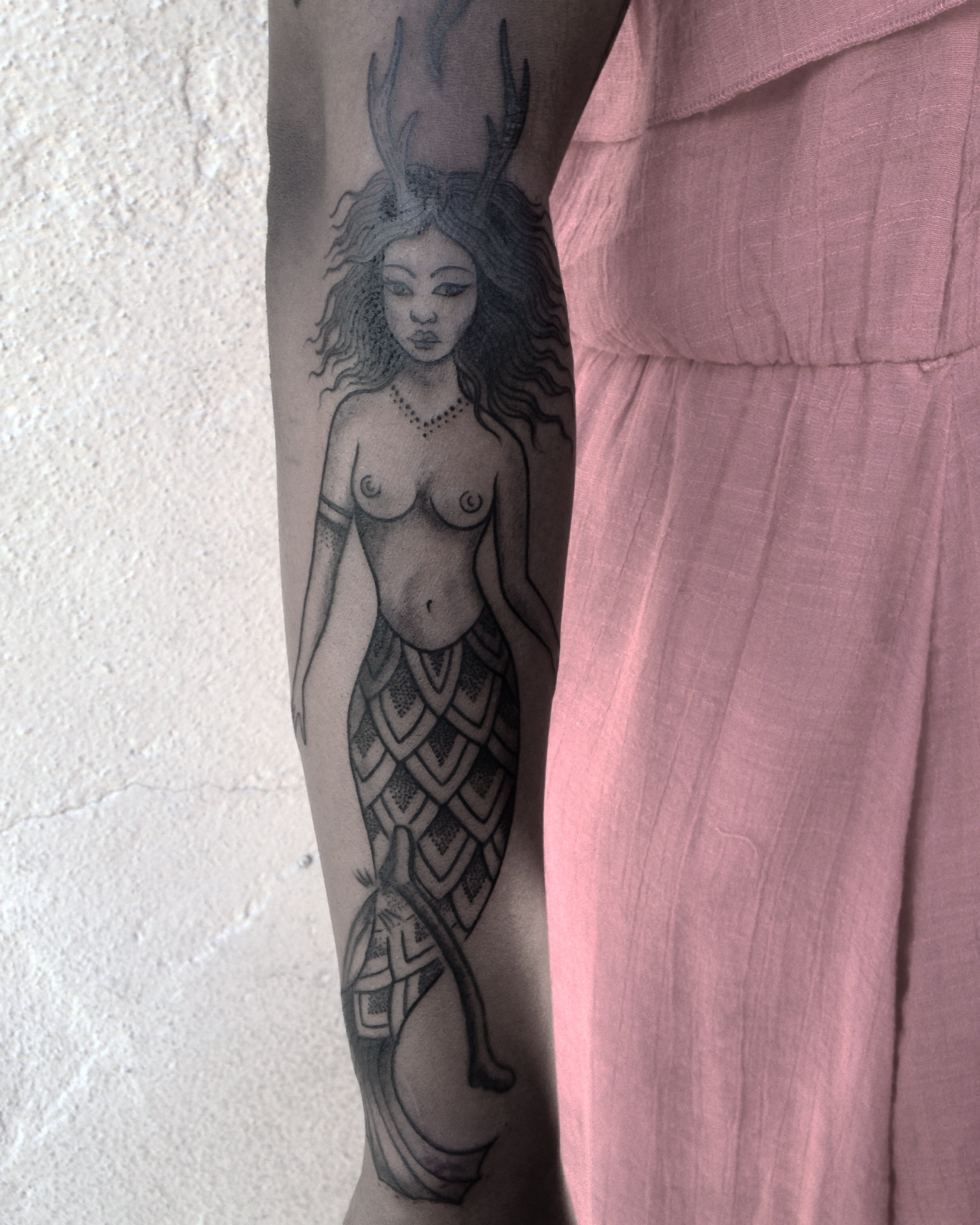 Goddess and Warrior Tattoos Handpoked by Tati Compton  Scene360