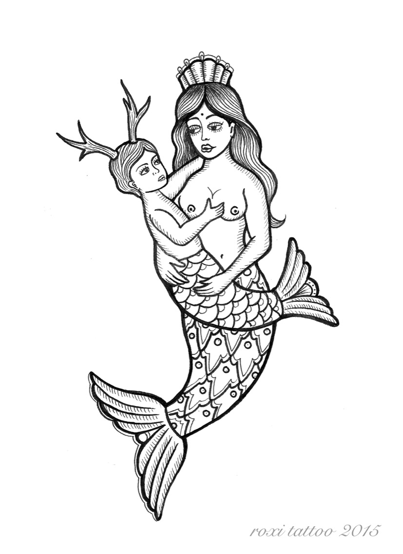 31 Mermaid Tattoo Ideas