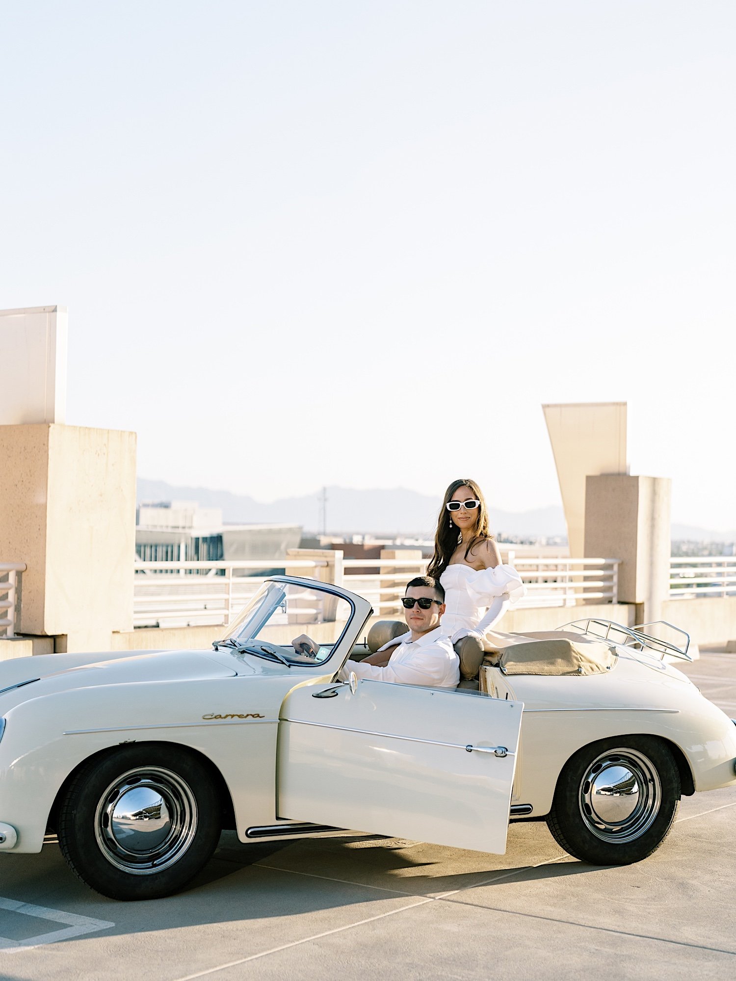 Vintage Porche Downtown City Engagement -28.jpg