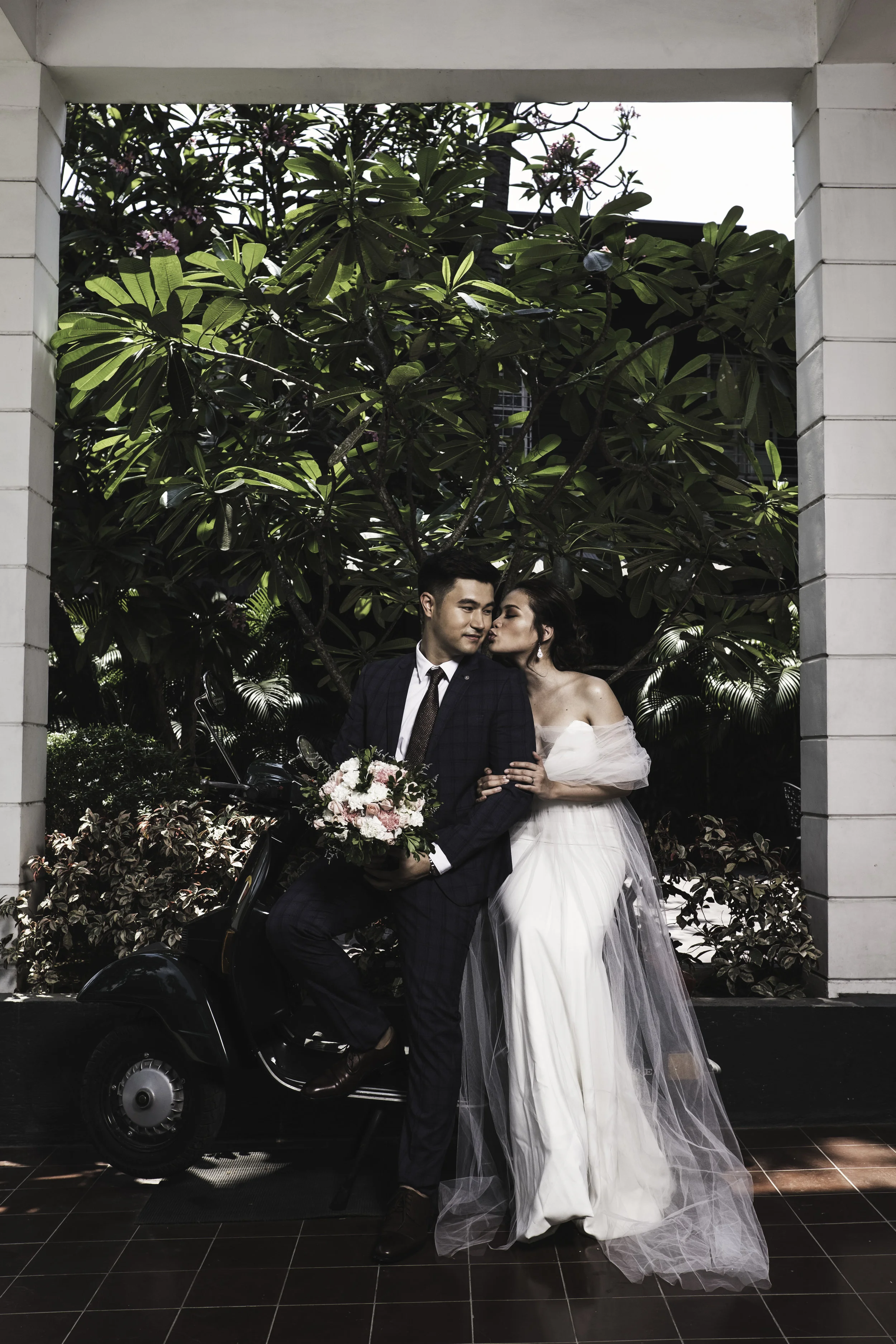 The Bride and Groom