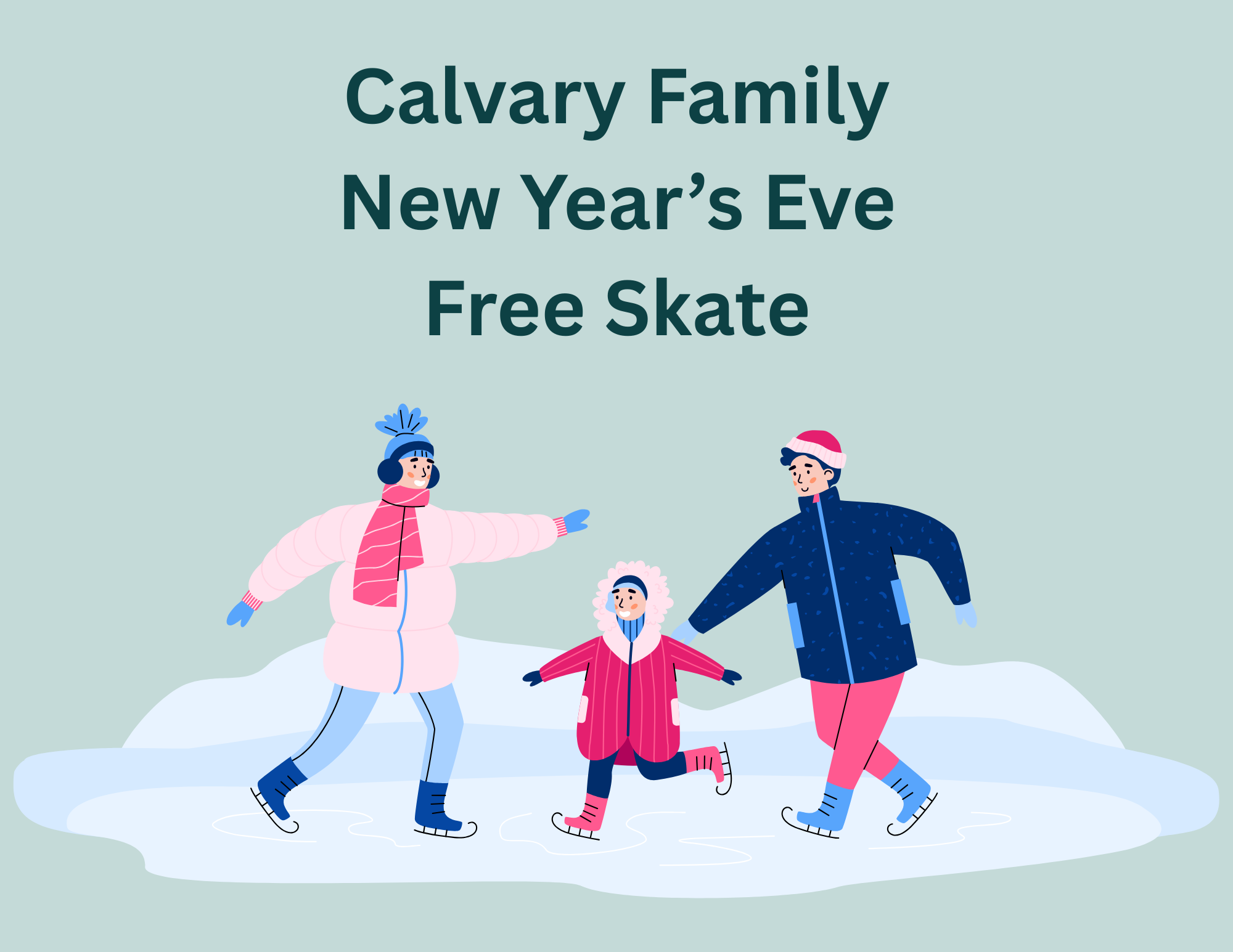 Calvary Gravenhurst New Year's Eve Free Family Skate