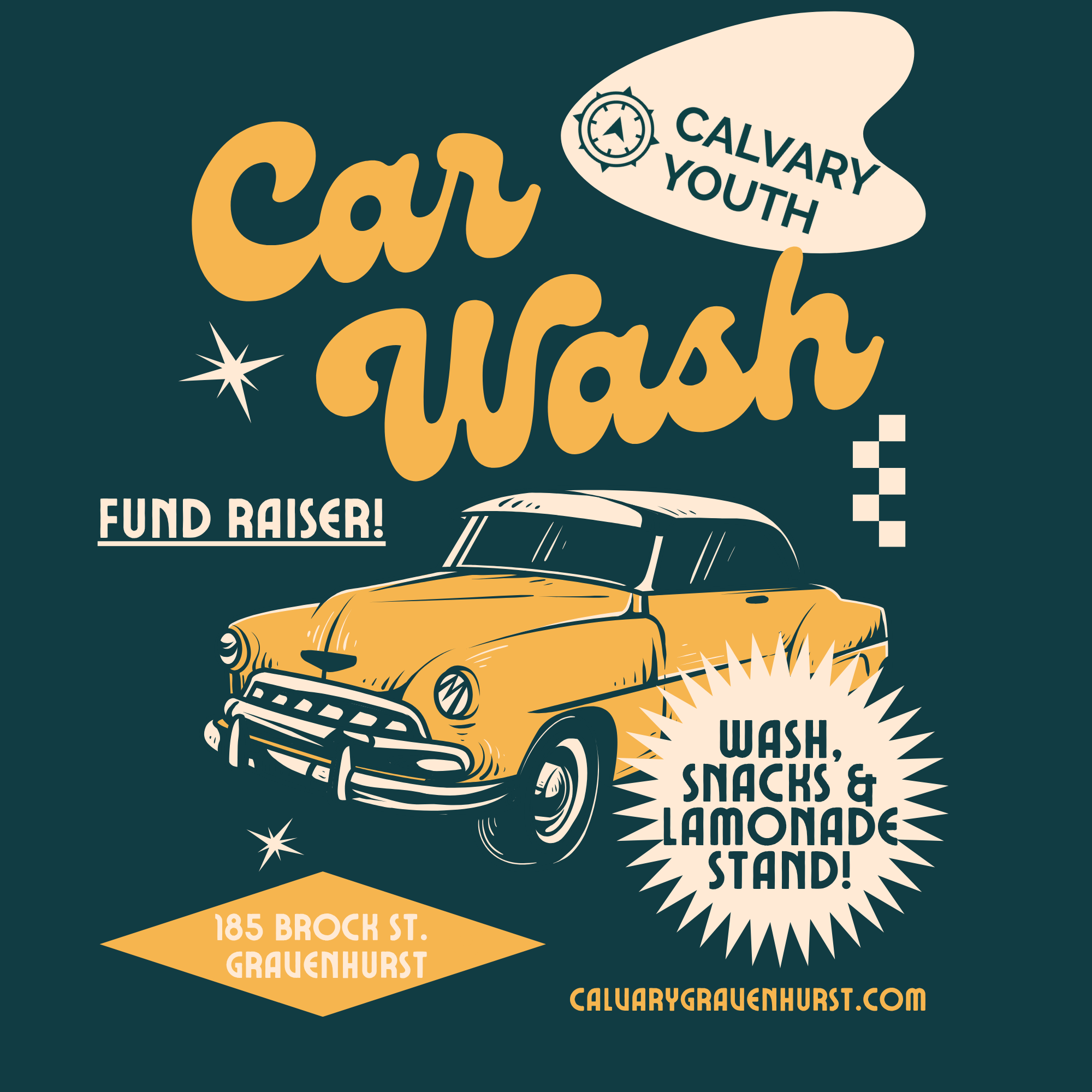 Calvary Youth Car Wash Fundraiser!