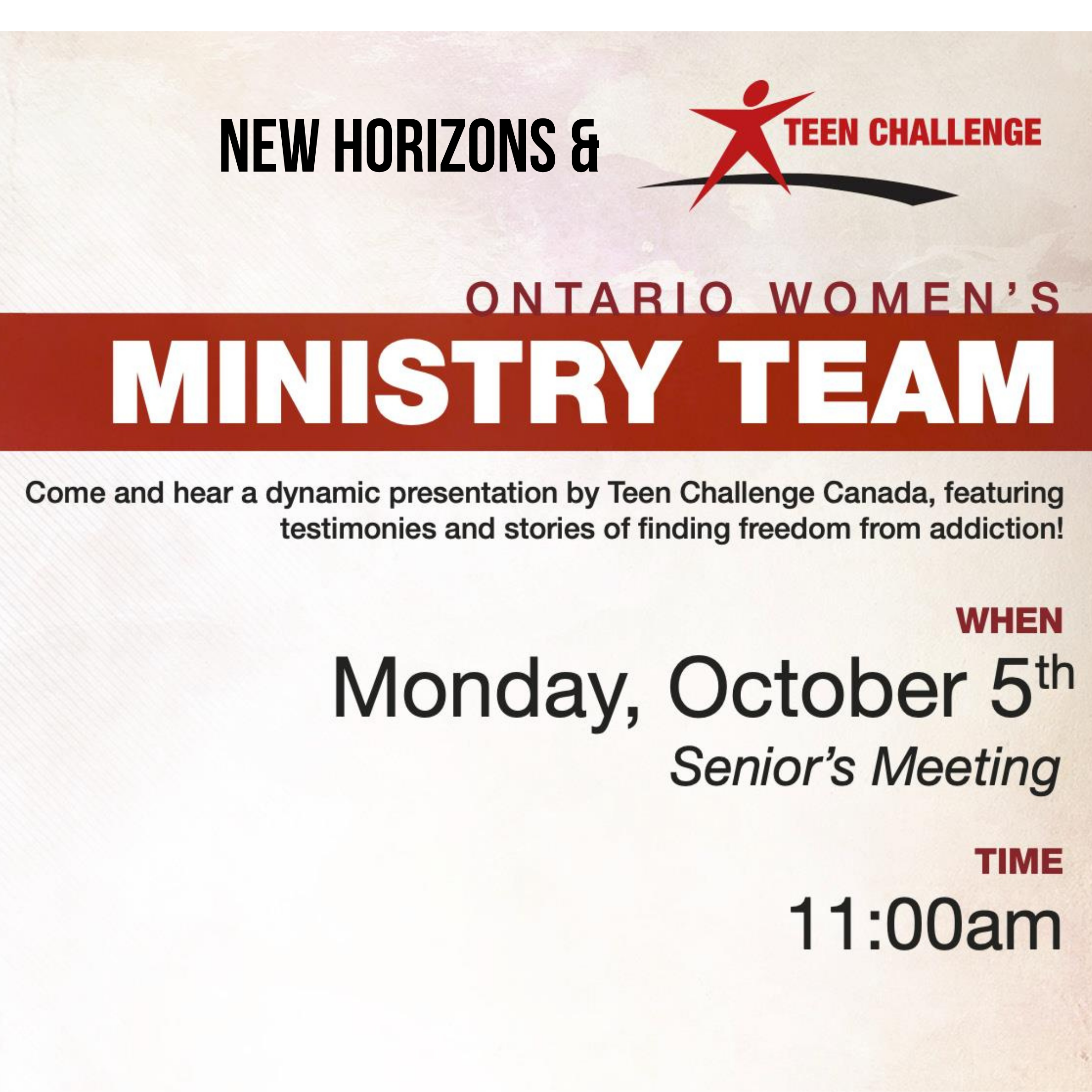Teen Challenge at New Horizons