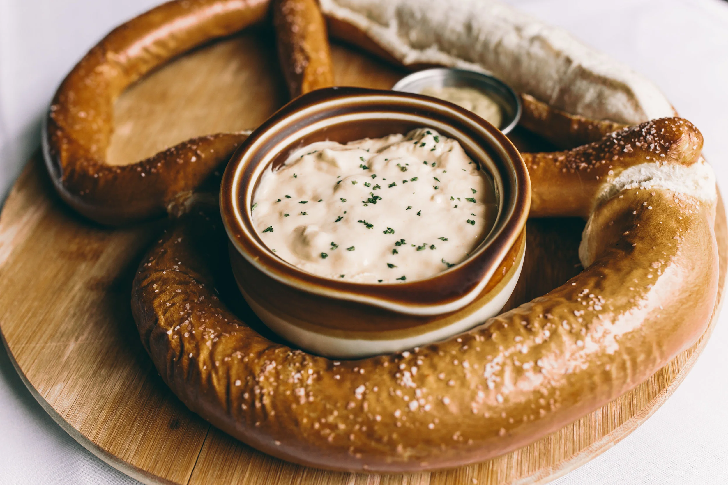 Beer Cheese Dip w/ Mega Pretzel