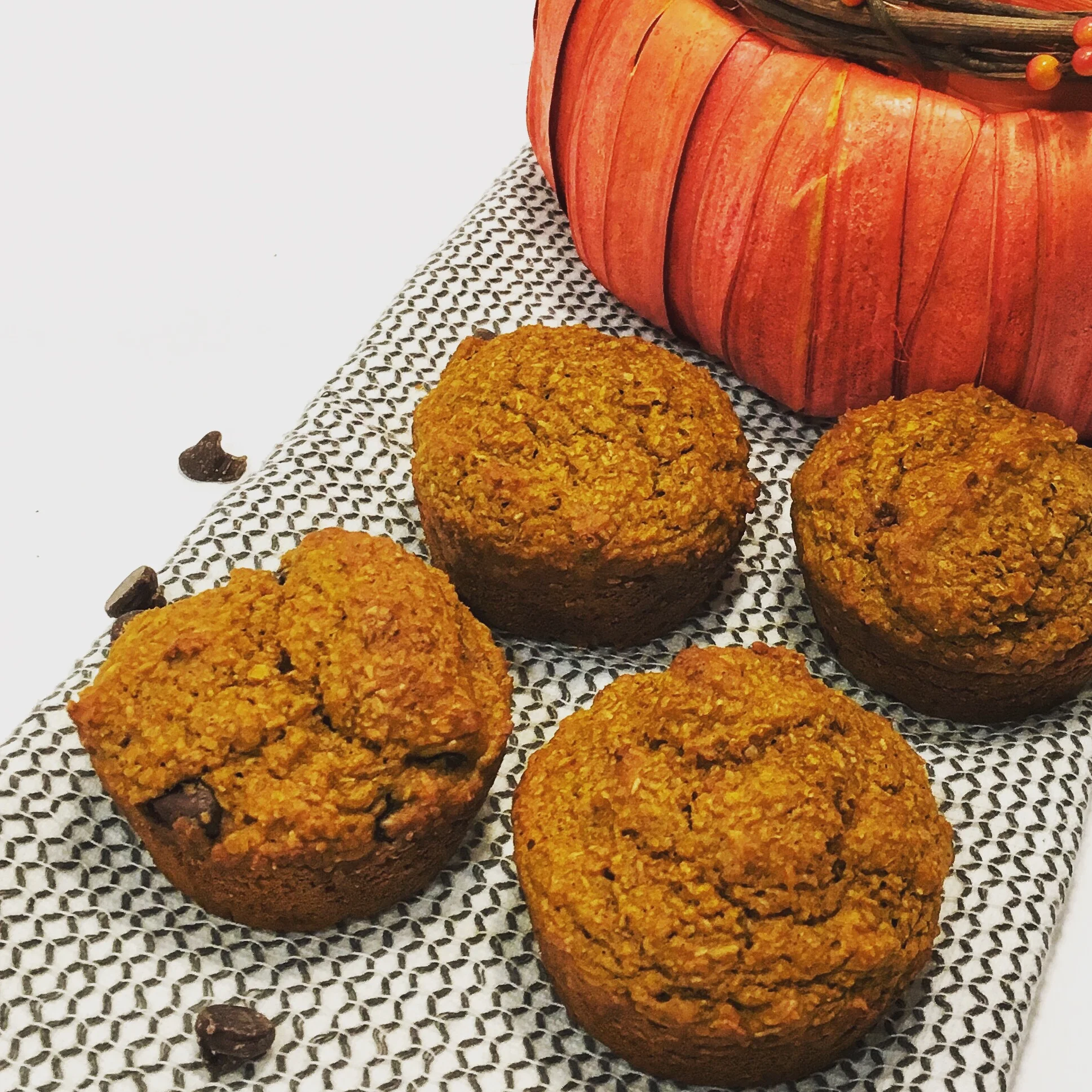 Pumpkin Chocolate Chip Muffins