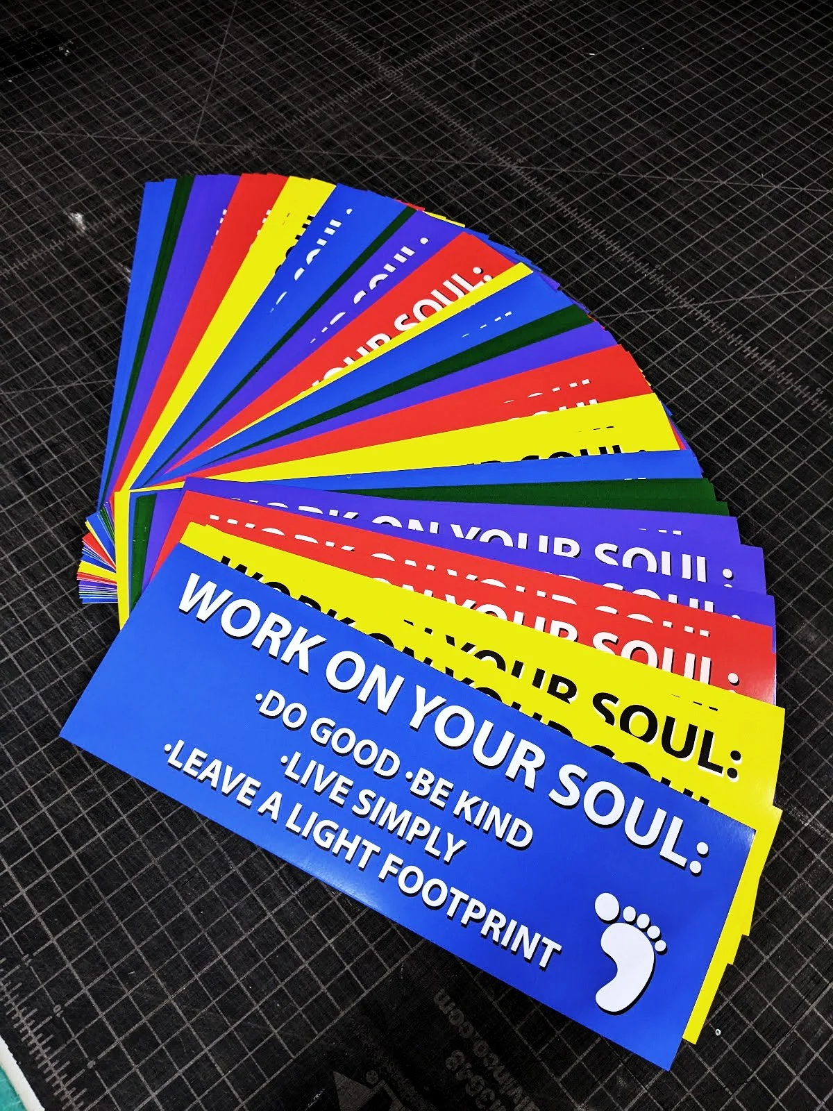  Marketing tags printed on gloss clay coated cardstock. 
