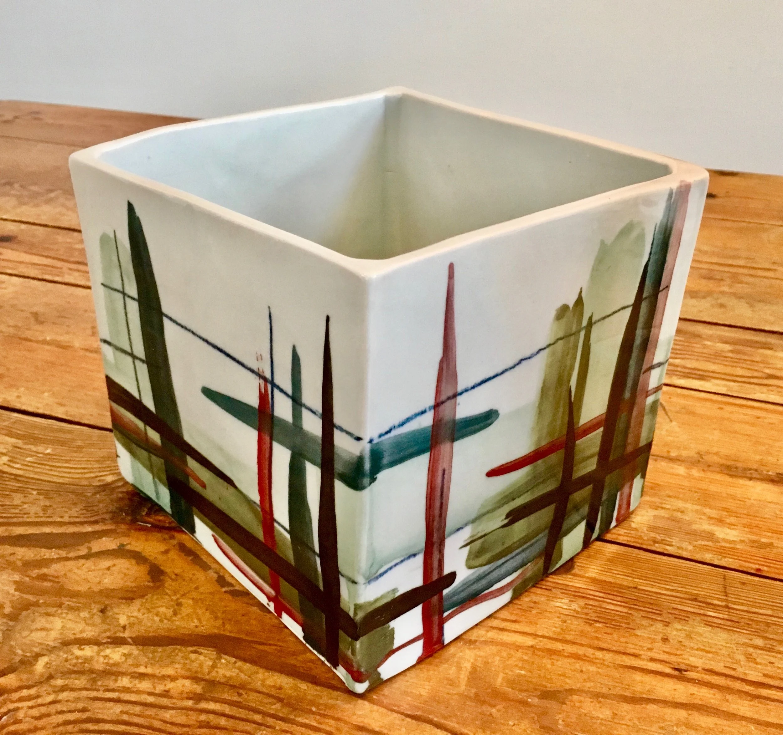 hand-built porcelain vessel - 6"x6"x6"