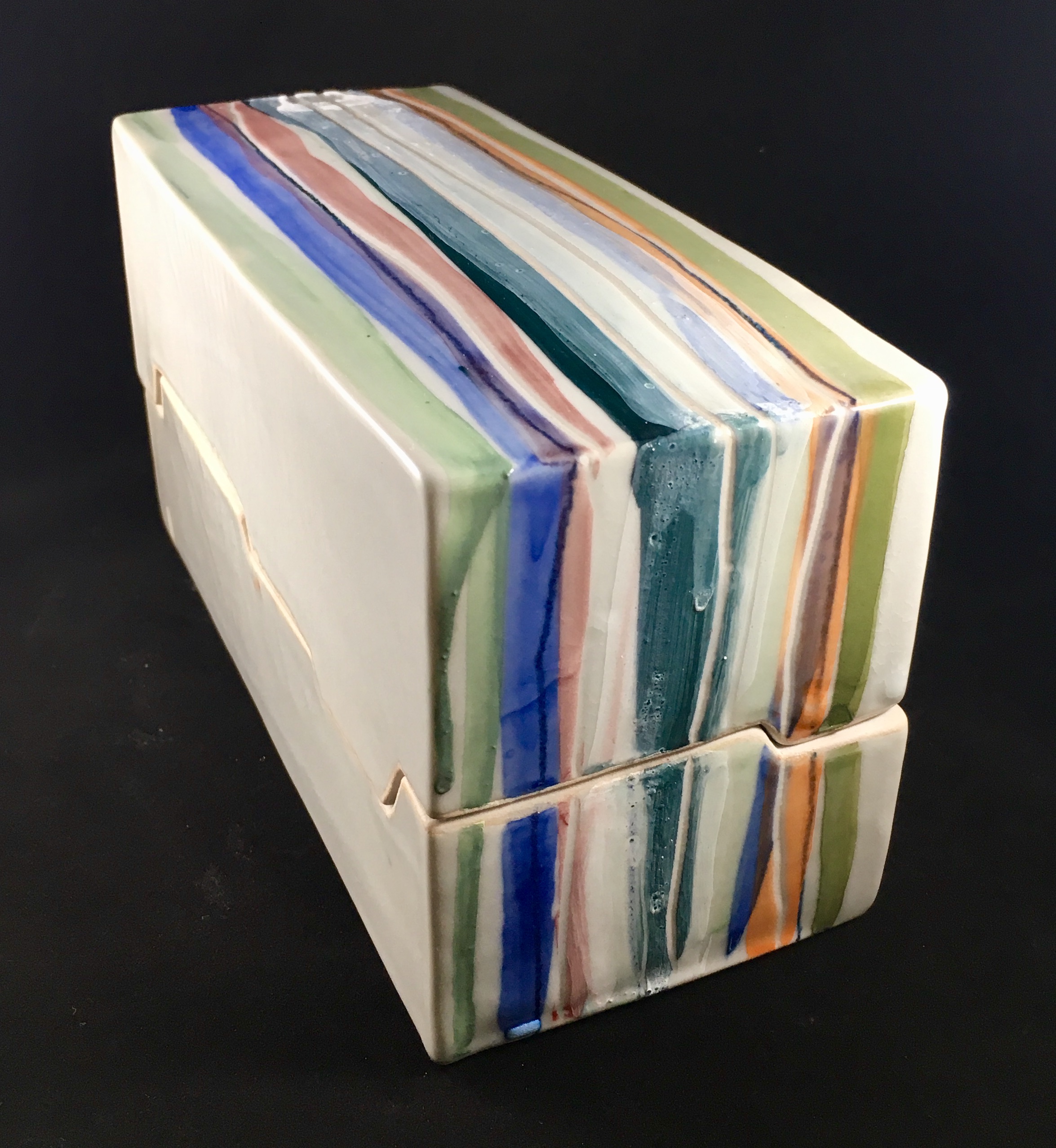 PORCELAIN BOX - 4X4X9