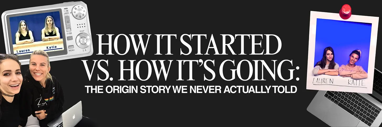 How It Started vs. How It’s Going