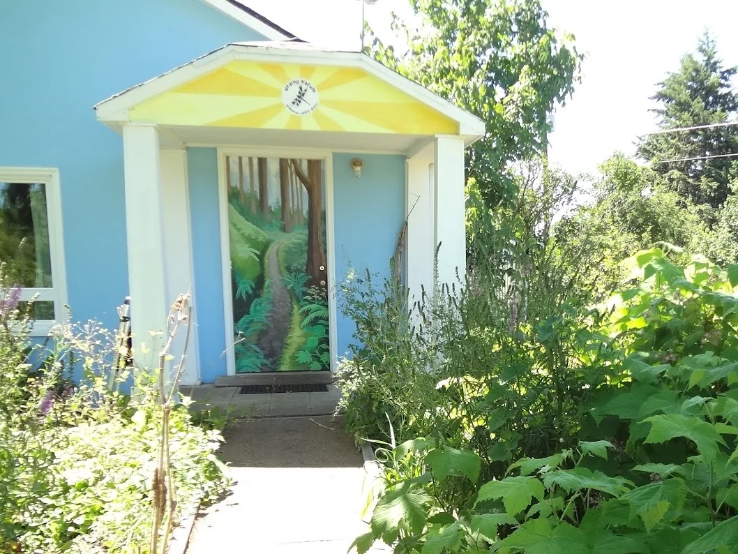 This door became someone’s mural!